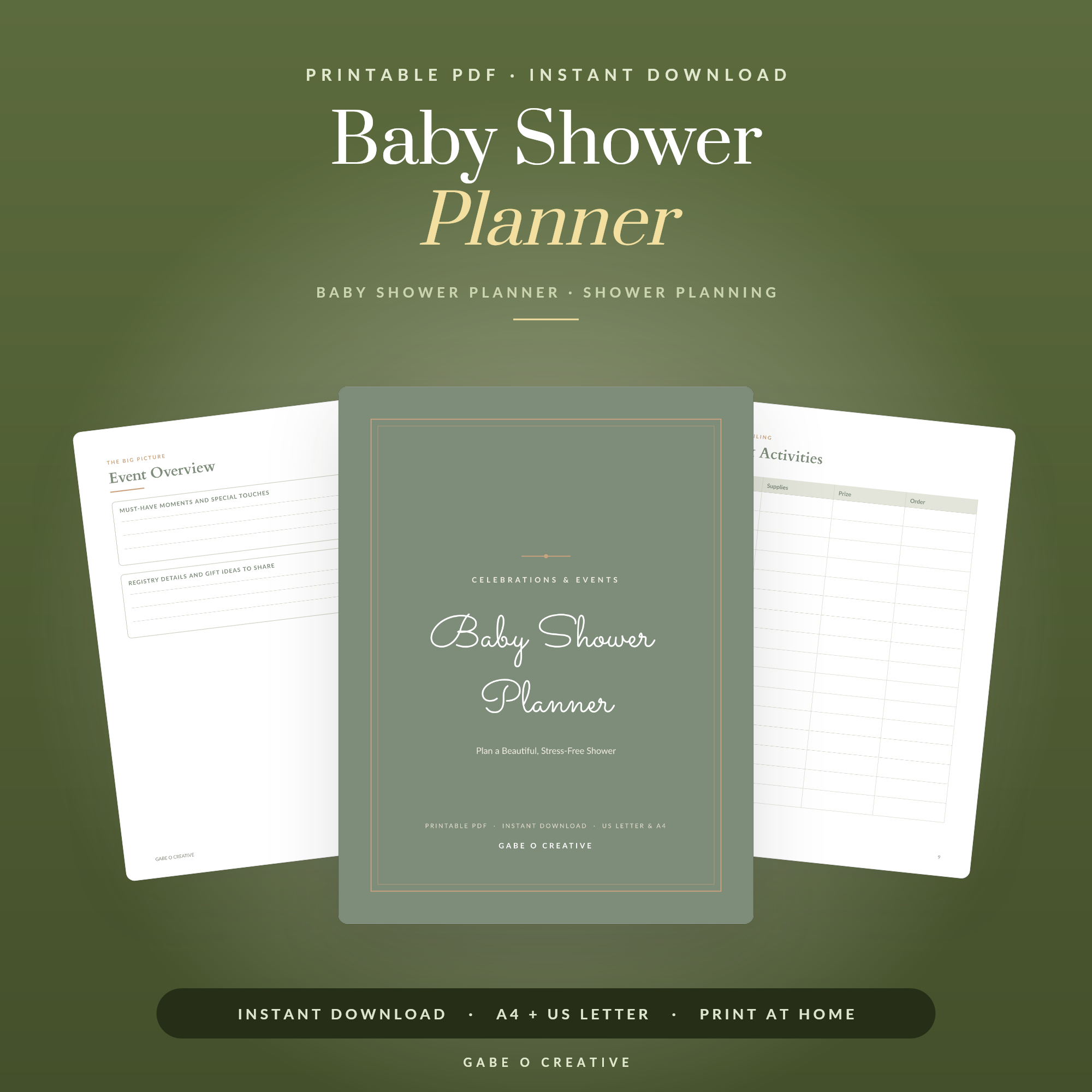 Baby Shower Planner