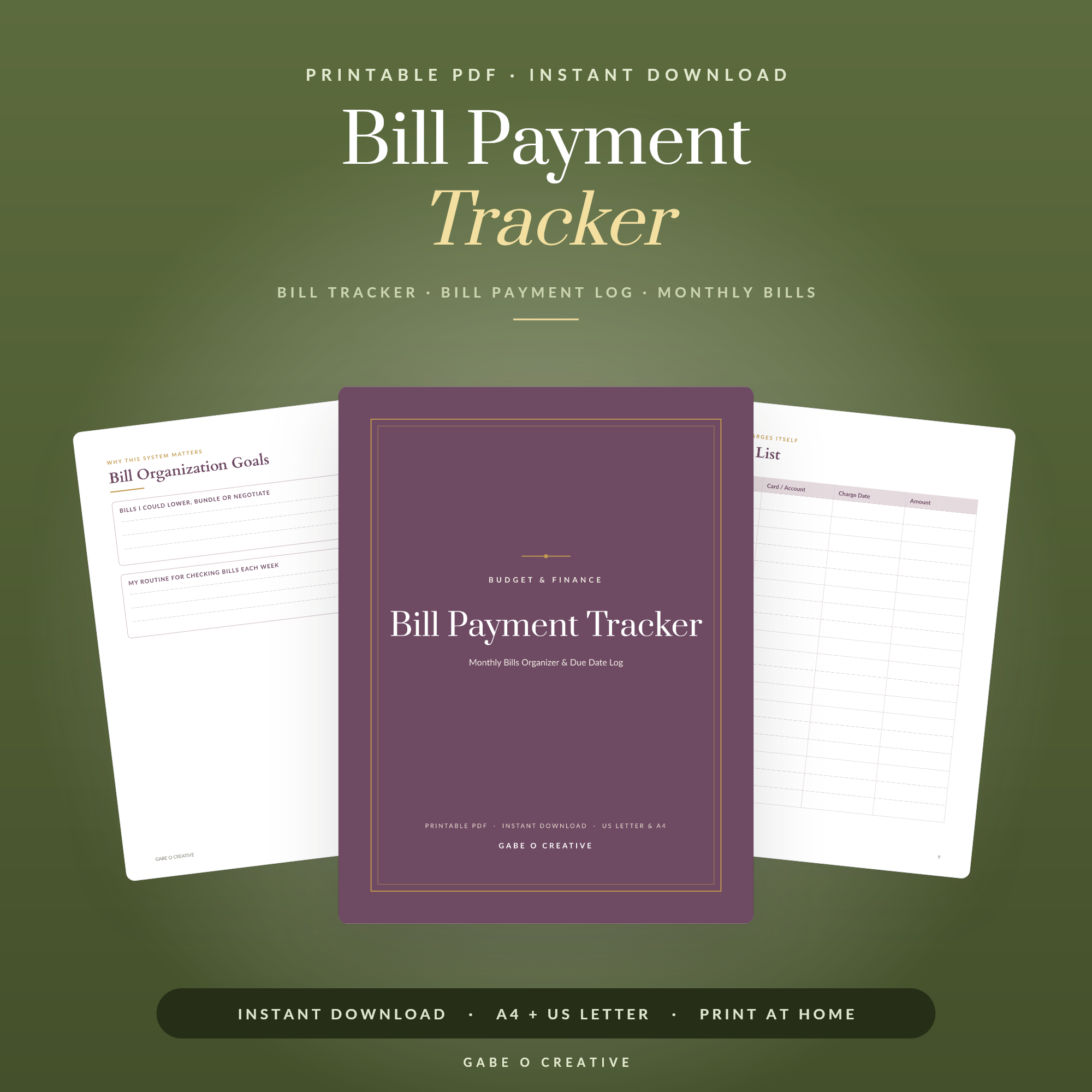Subscription Tracker Printable: Stop Paying for Forgotten Subscriptions
