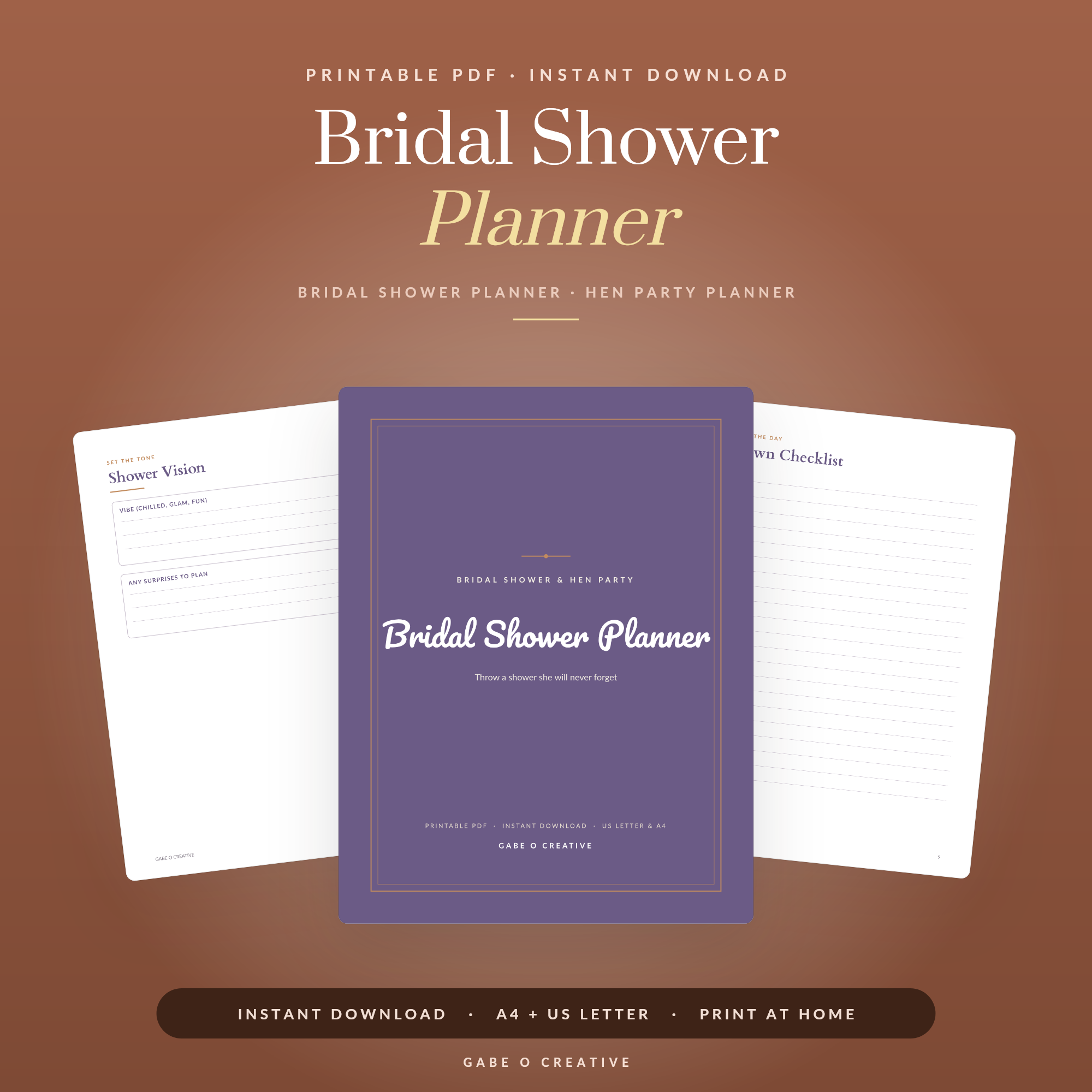 Bridal Shower Planner