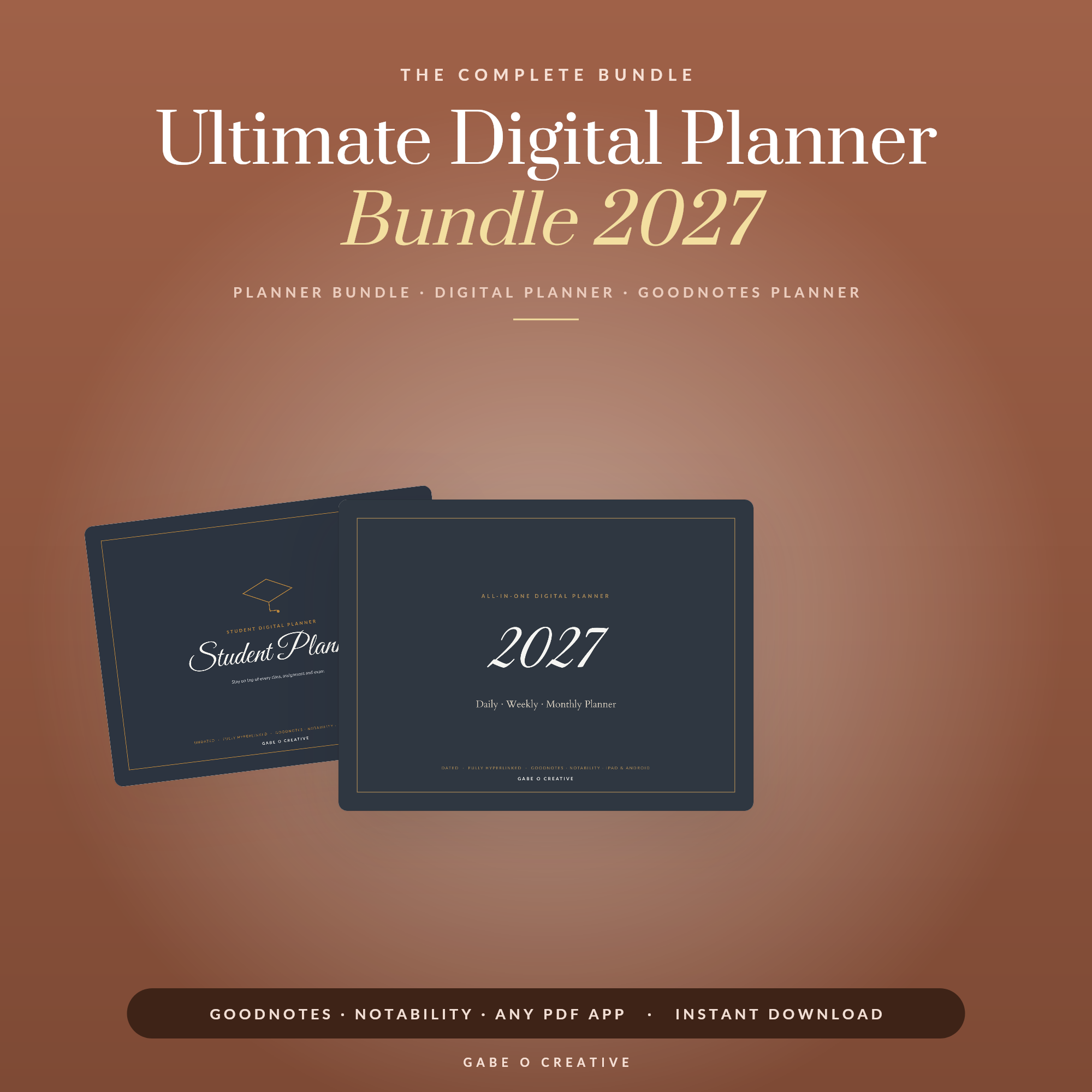 Ultimate Digital Planner Bundle 2027
