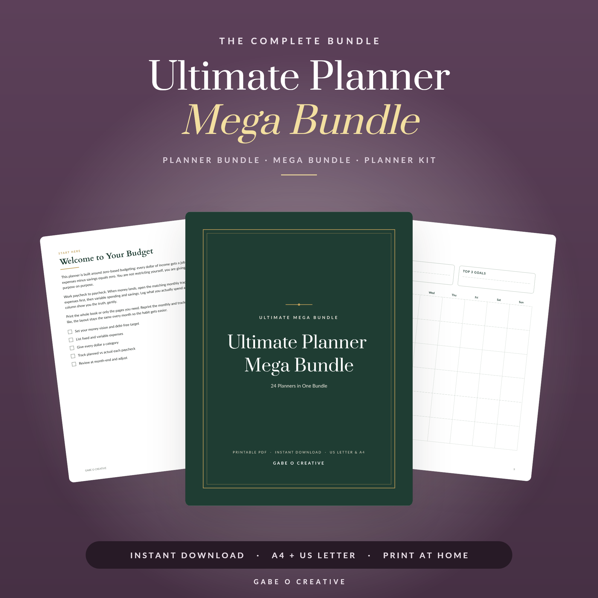 Ultimate Planner Mega Bundle