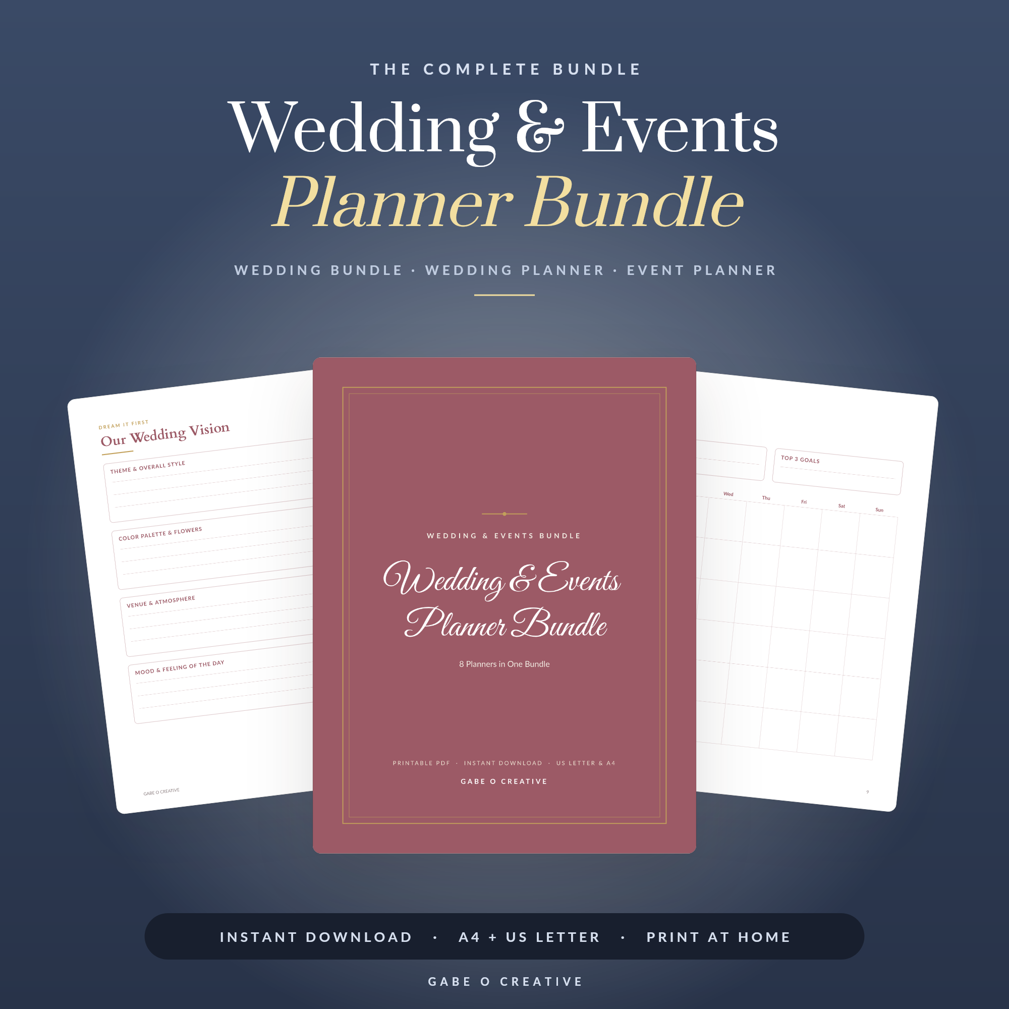 Wedding & Events Planner Bundle
