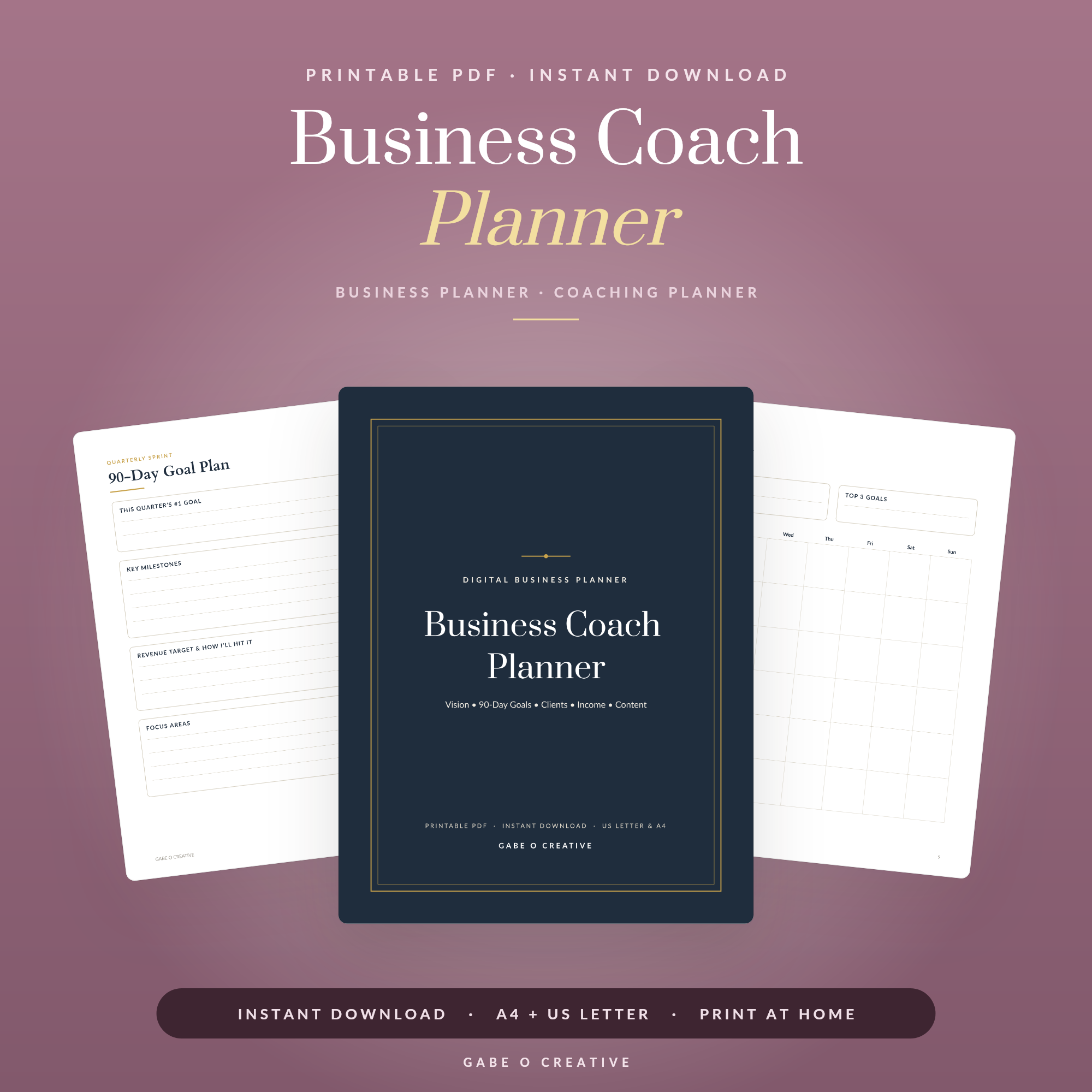 Business Coach Planner