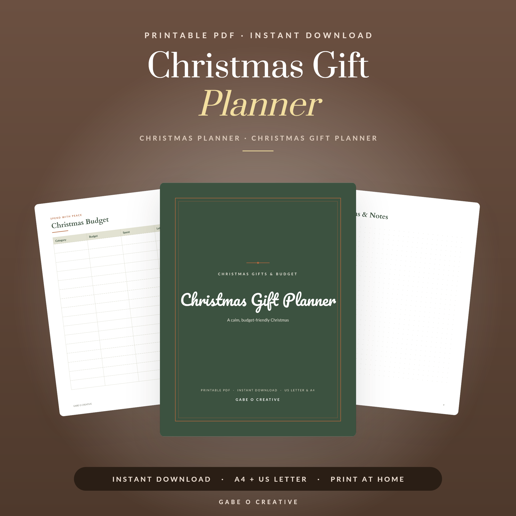 Christmas Gift Planner