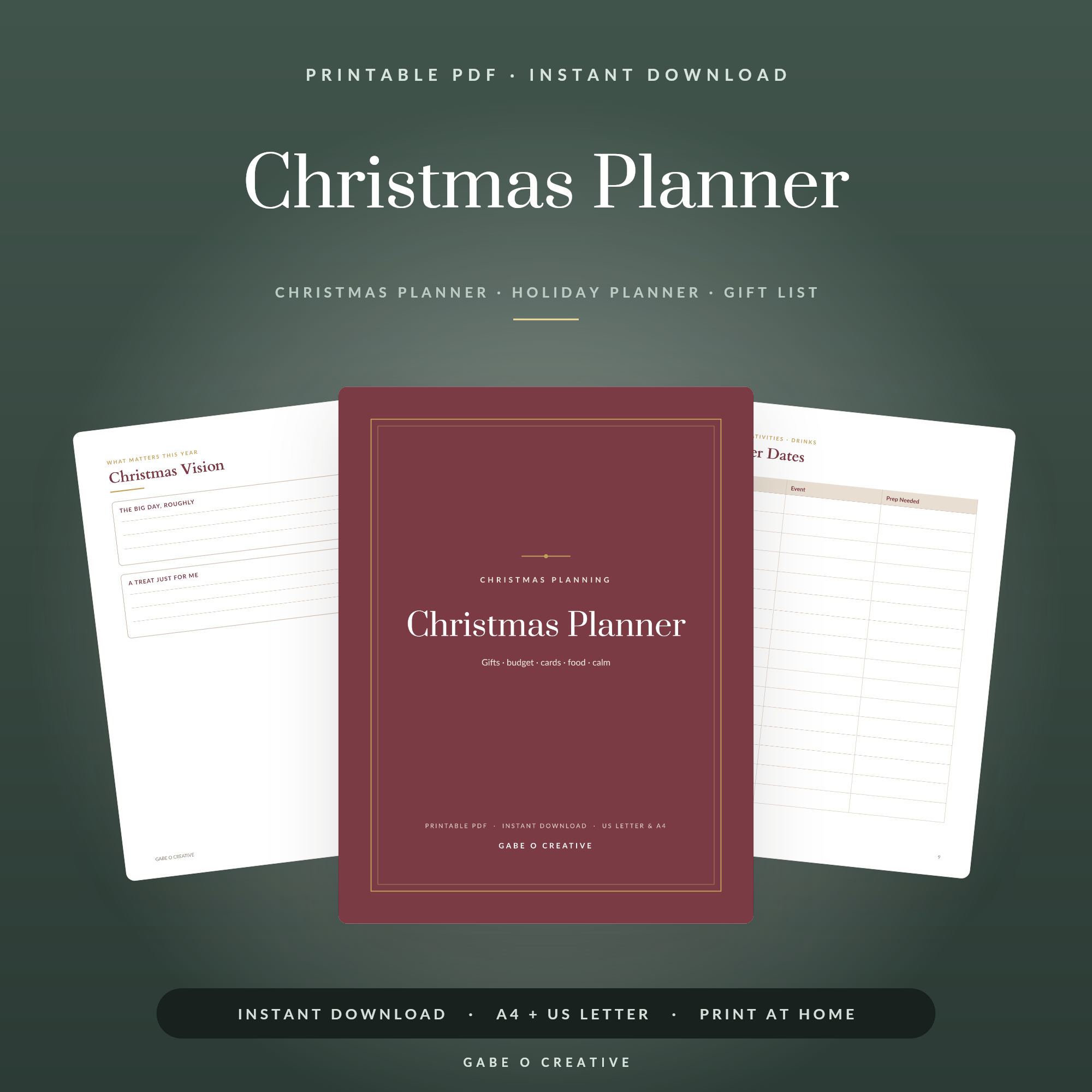 Christmas Planner Printable: An Organised, Calmer Holiday