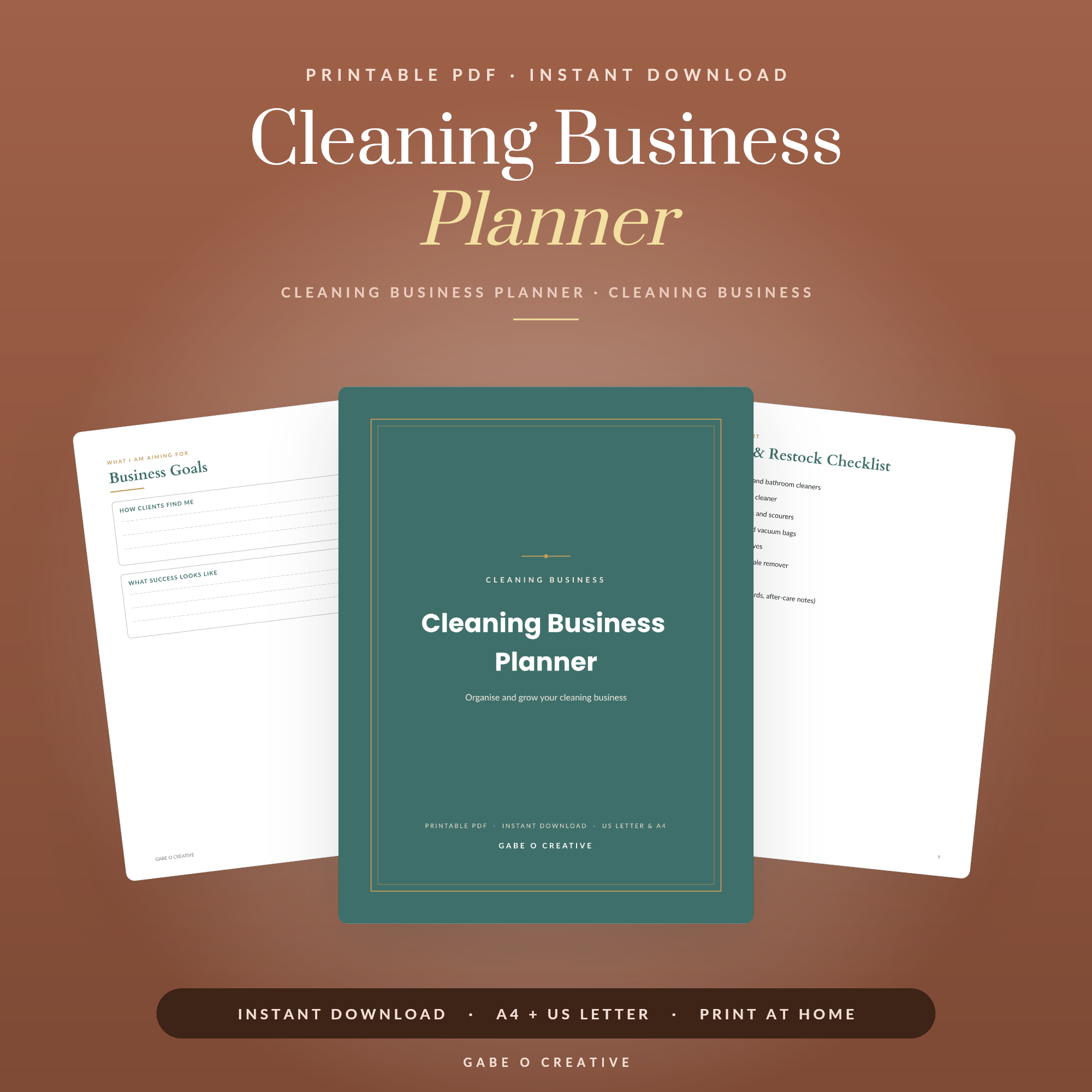 Cleaning Business Planner