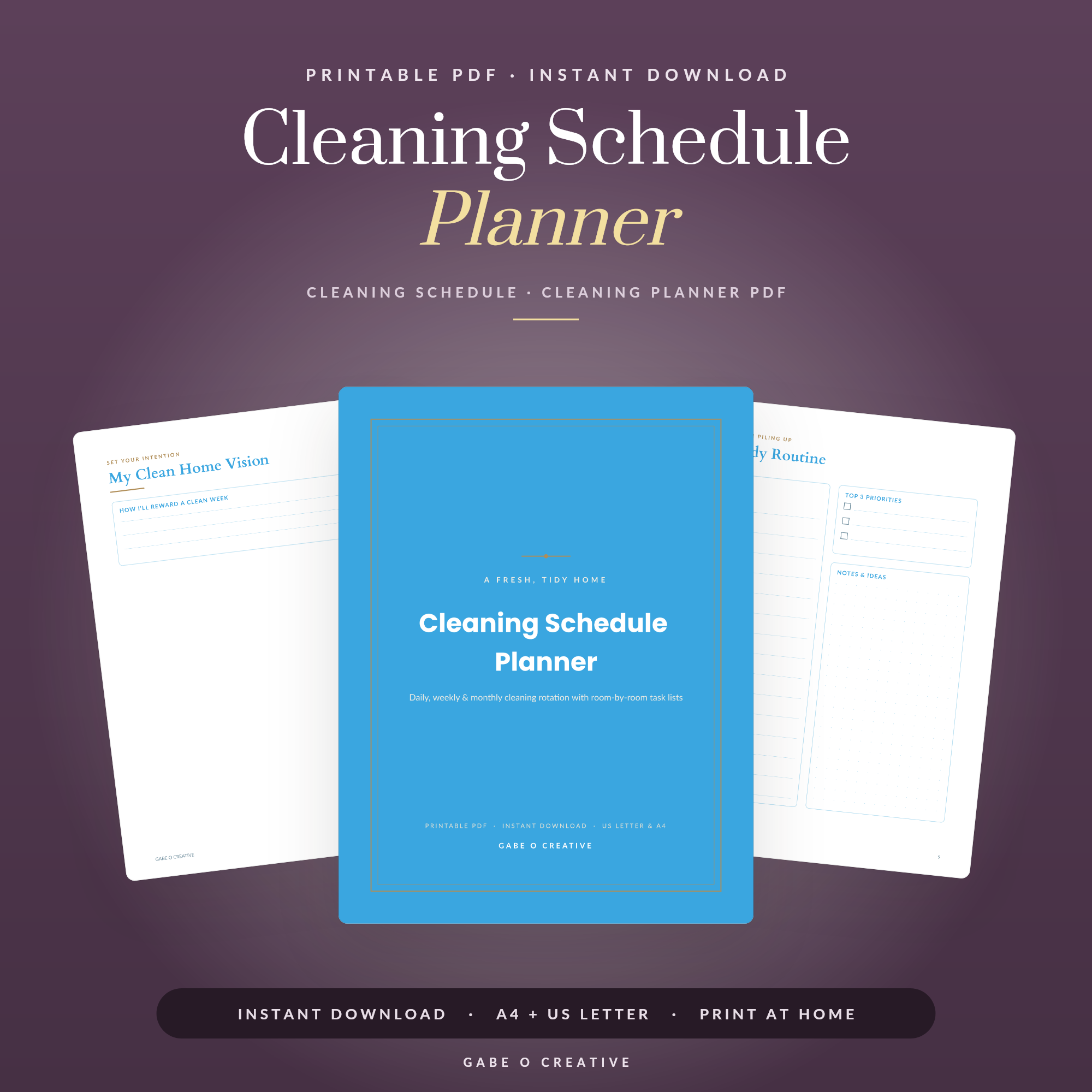 Cleaning Schedule Planner