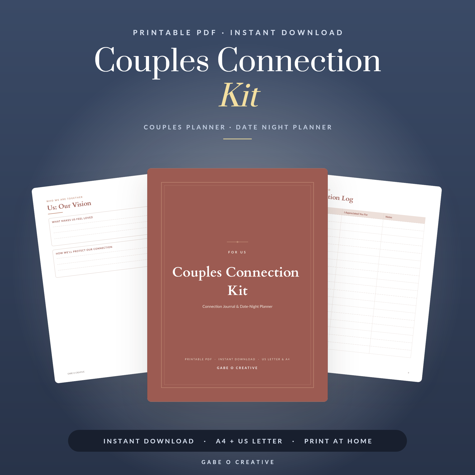 Couples Journal Printable: Reconnect & Plan Date Nights in 2026