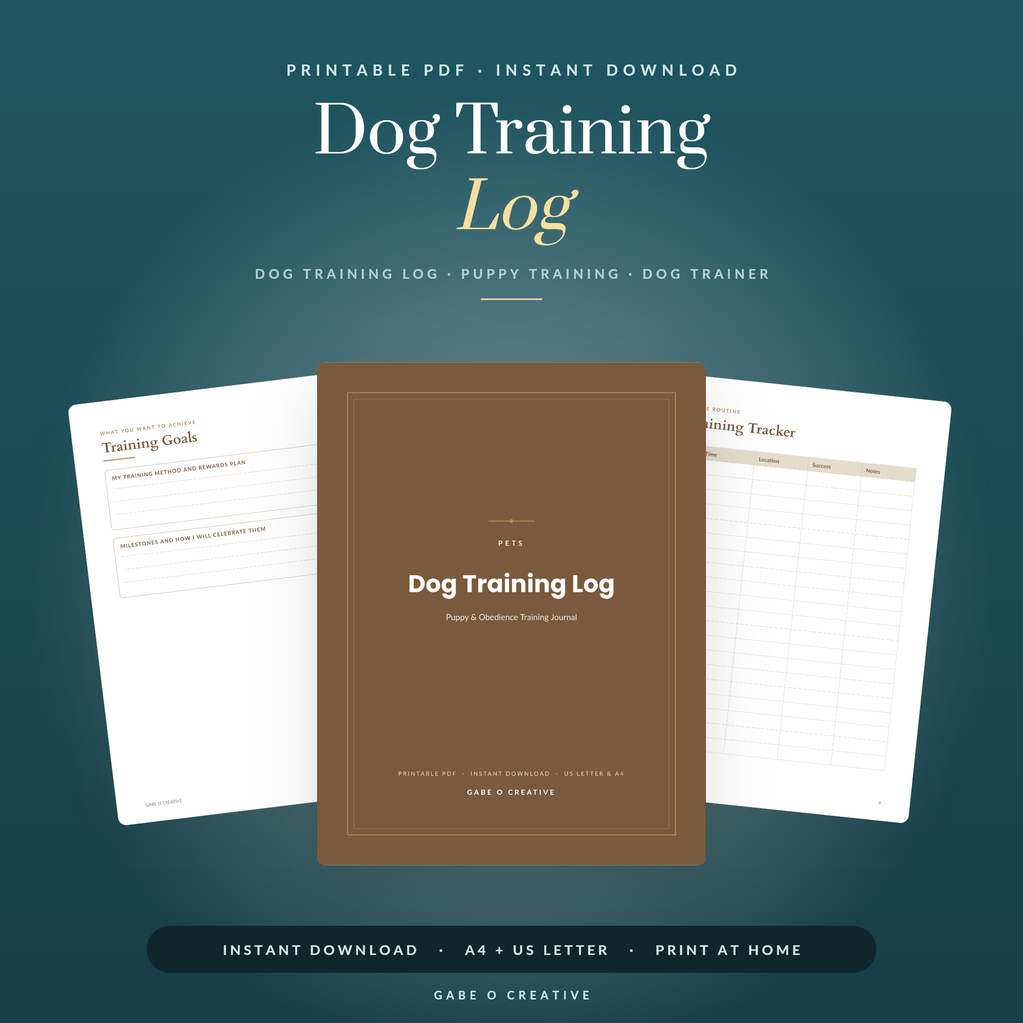 Dog Training Log