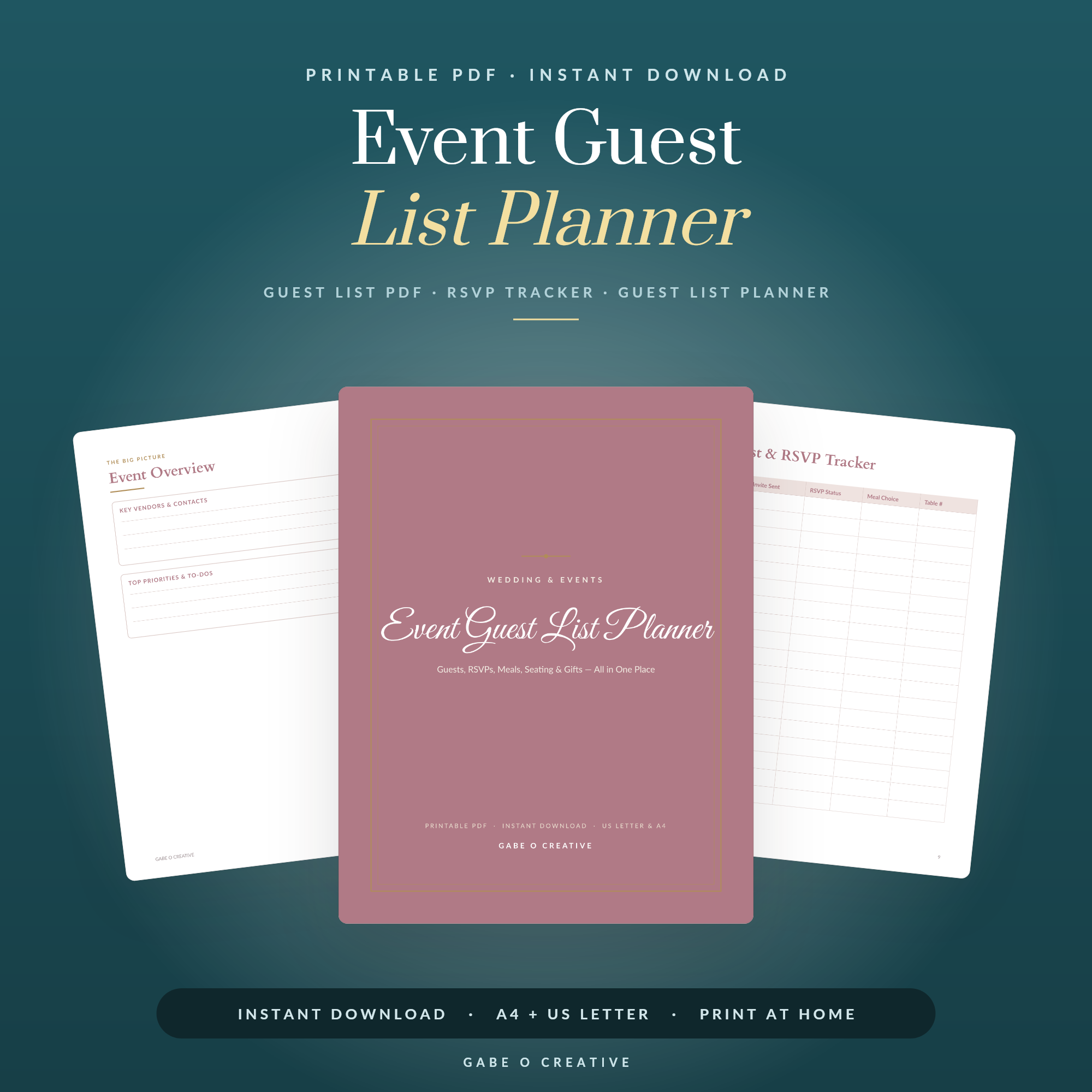 Event Guest List Planner