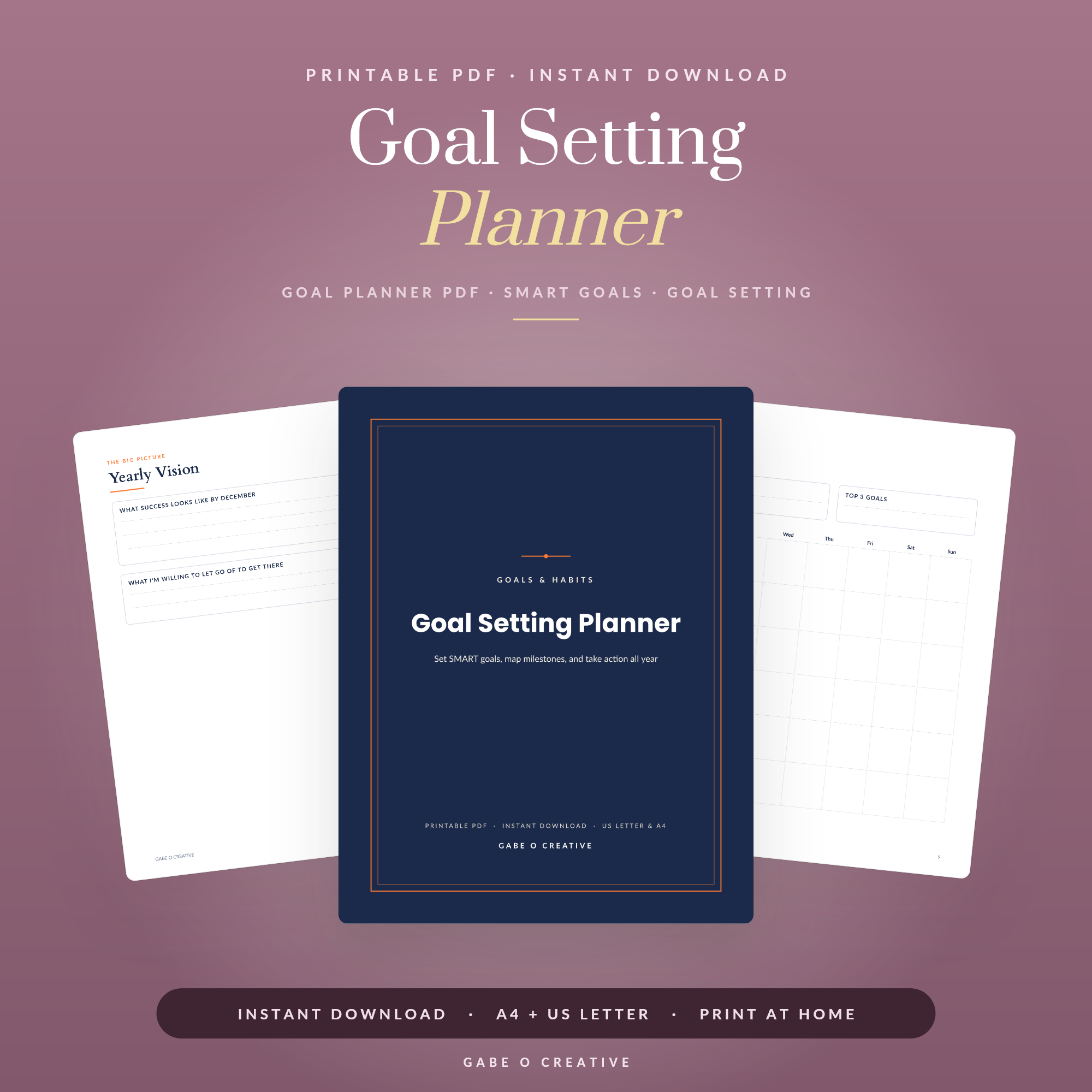 Goal Setting Planner