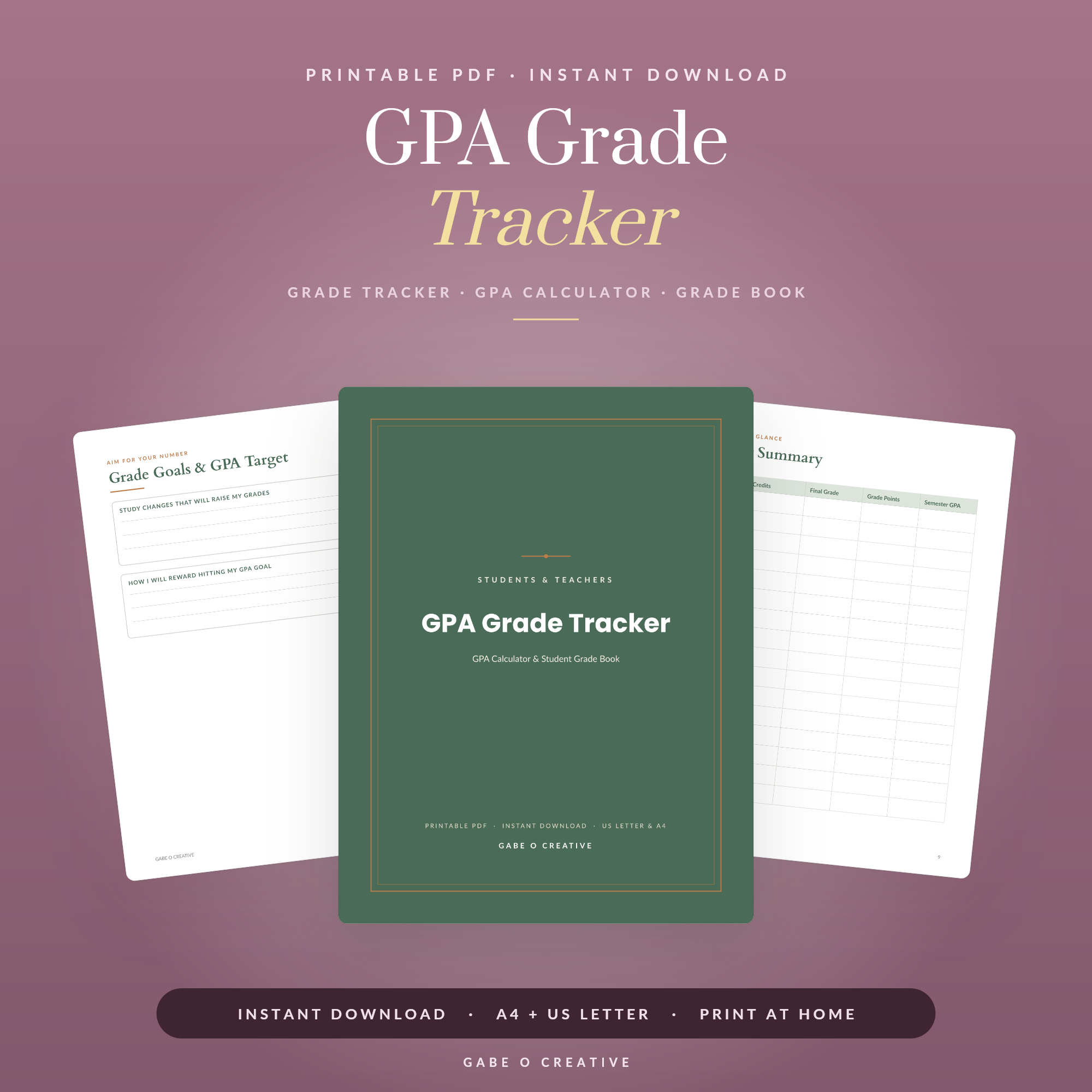 GPA Grade Tracker