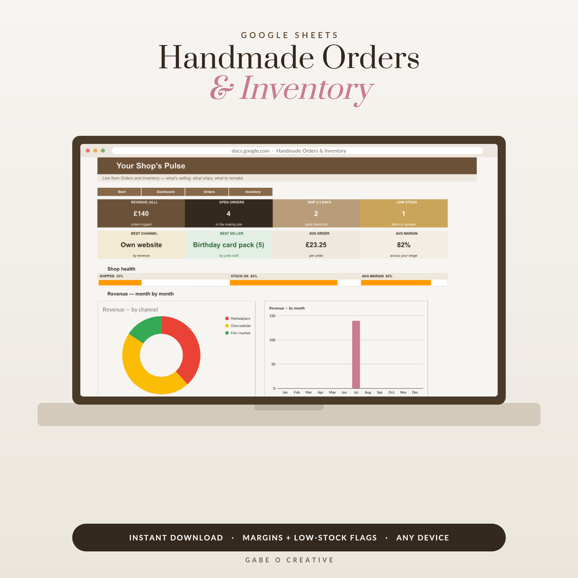 Handmade Inventory: Stock, Orders and What Actually Sells