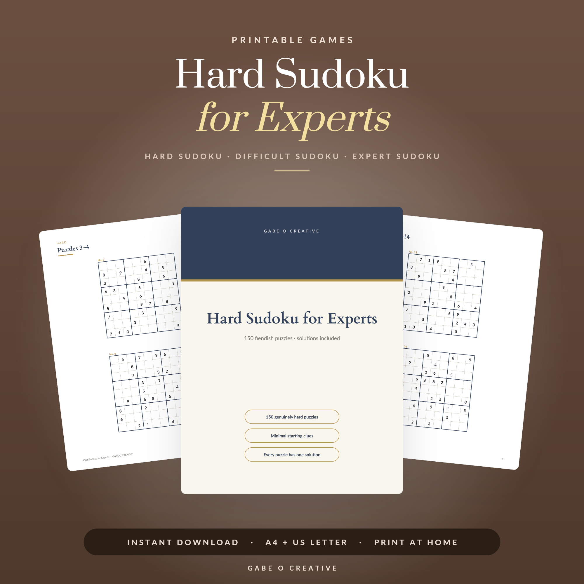 Hard Sudoku for Experts