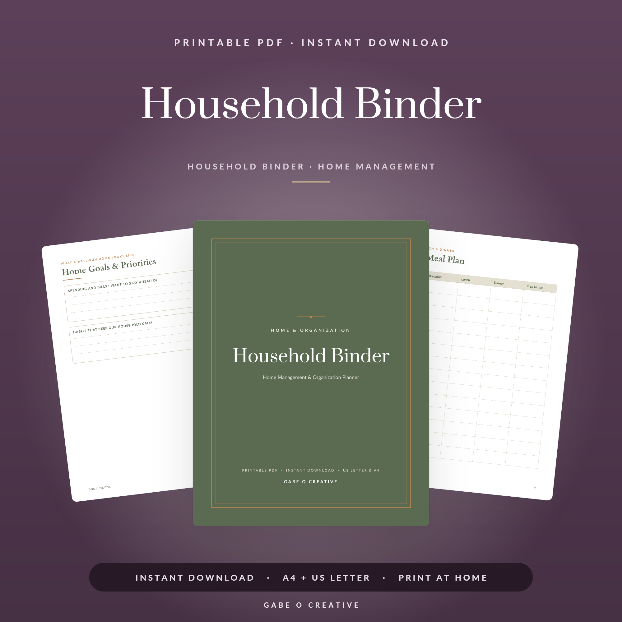 Household Binder