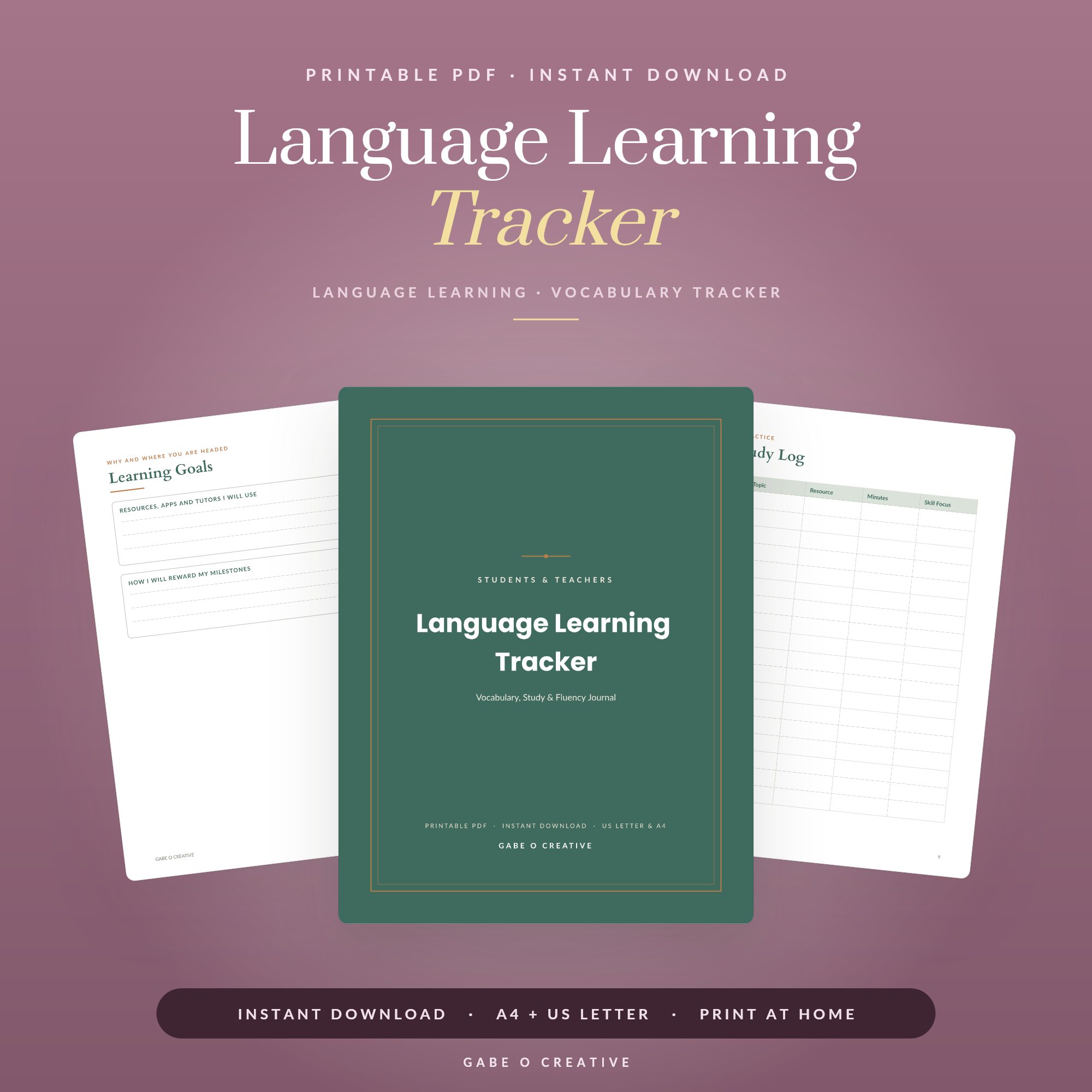 Language Learning Tracker
