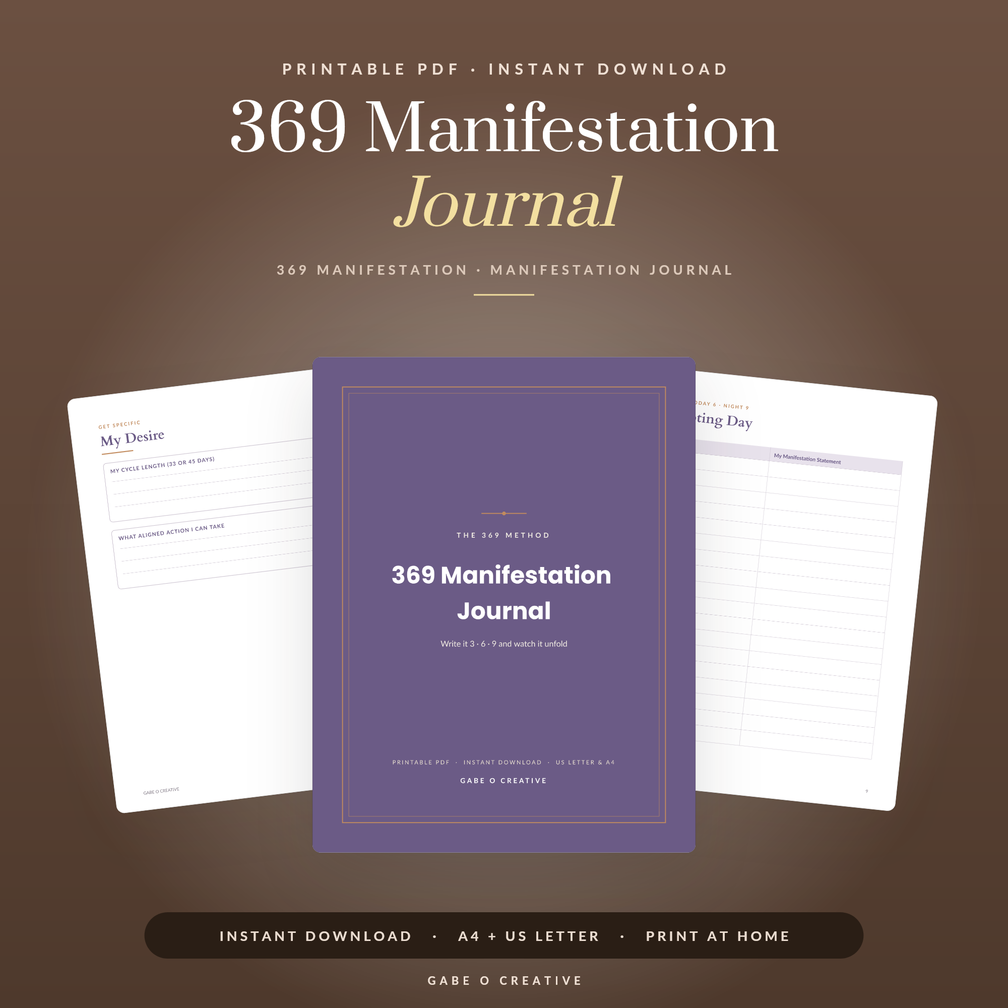 369 Manifestation Journal