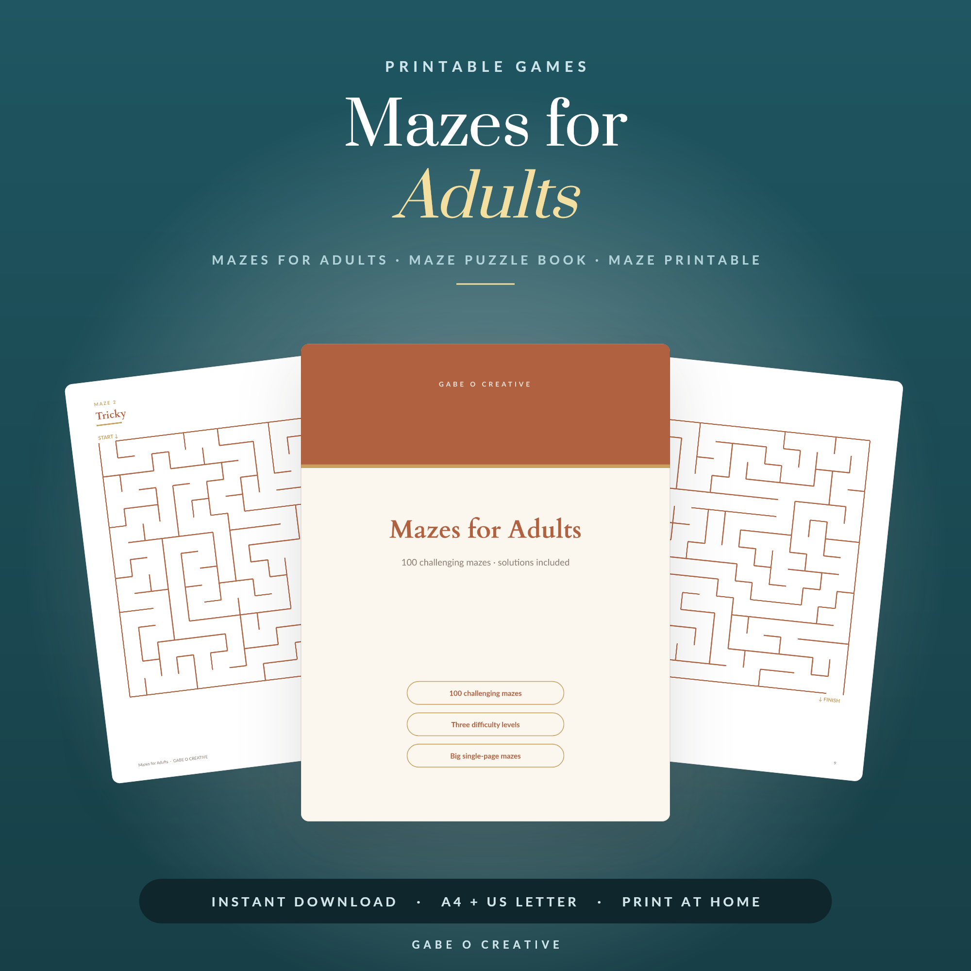 Mazes for Adults