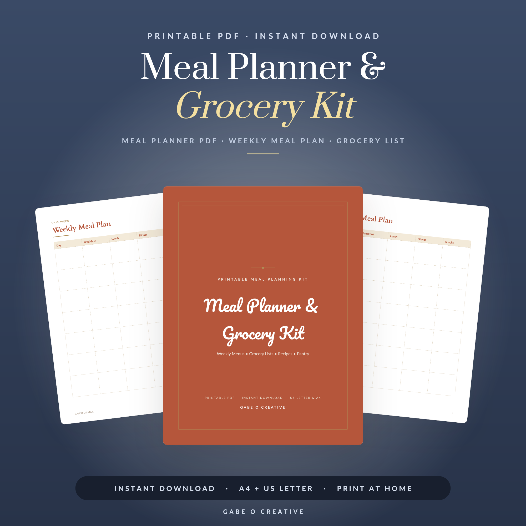 Meal Planner & Grocery Kit