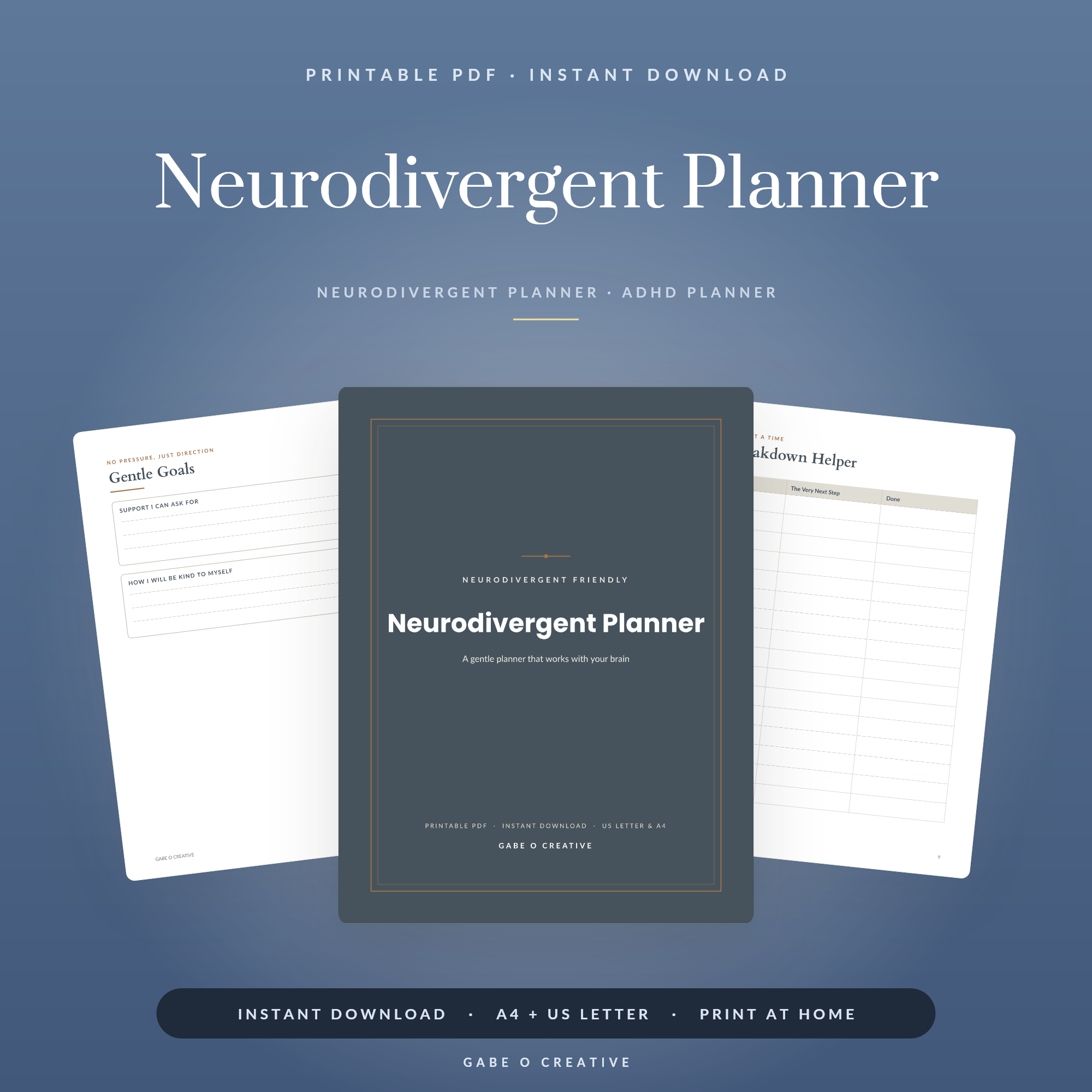 ADHD Planner Printable: Plan With Your Brain, Not Against It