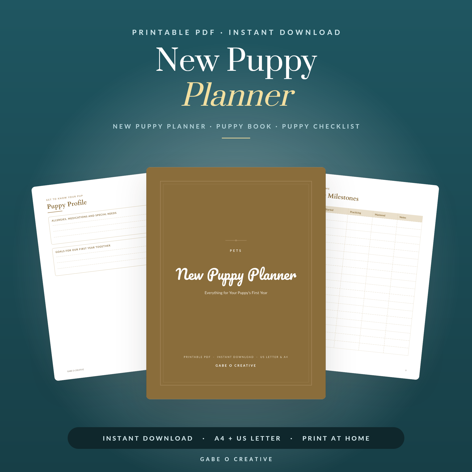 New Puppy Planner