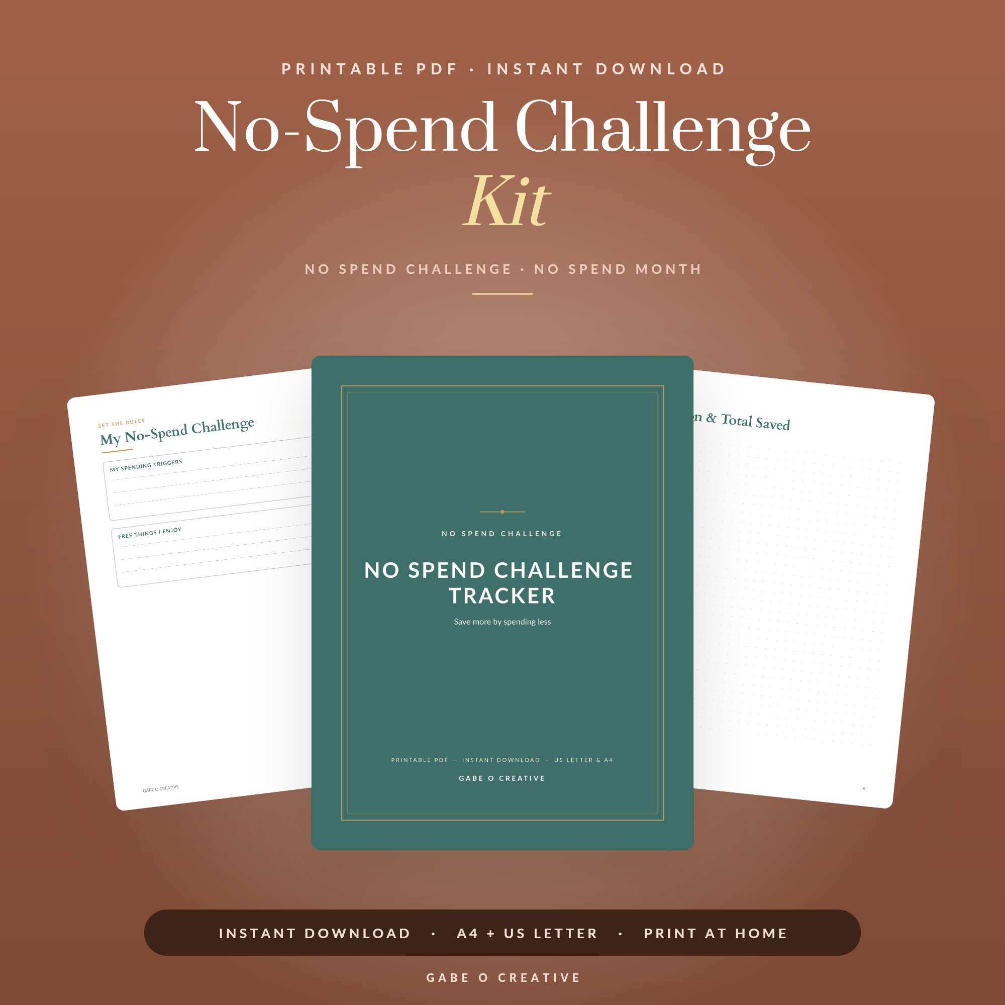 No-Spend Challenge Kit