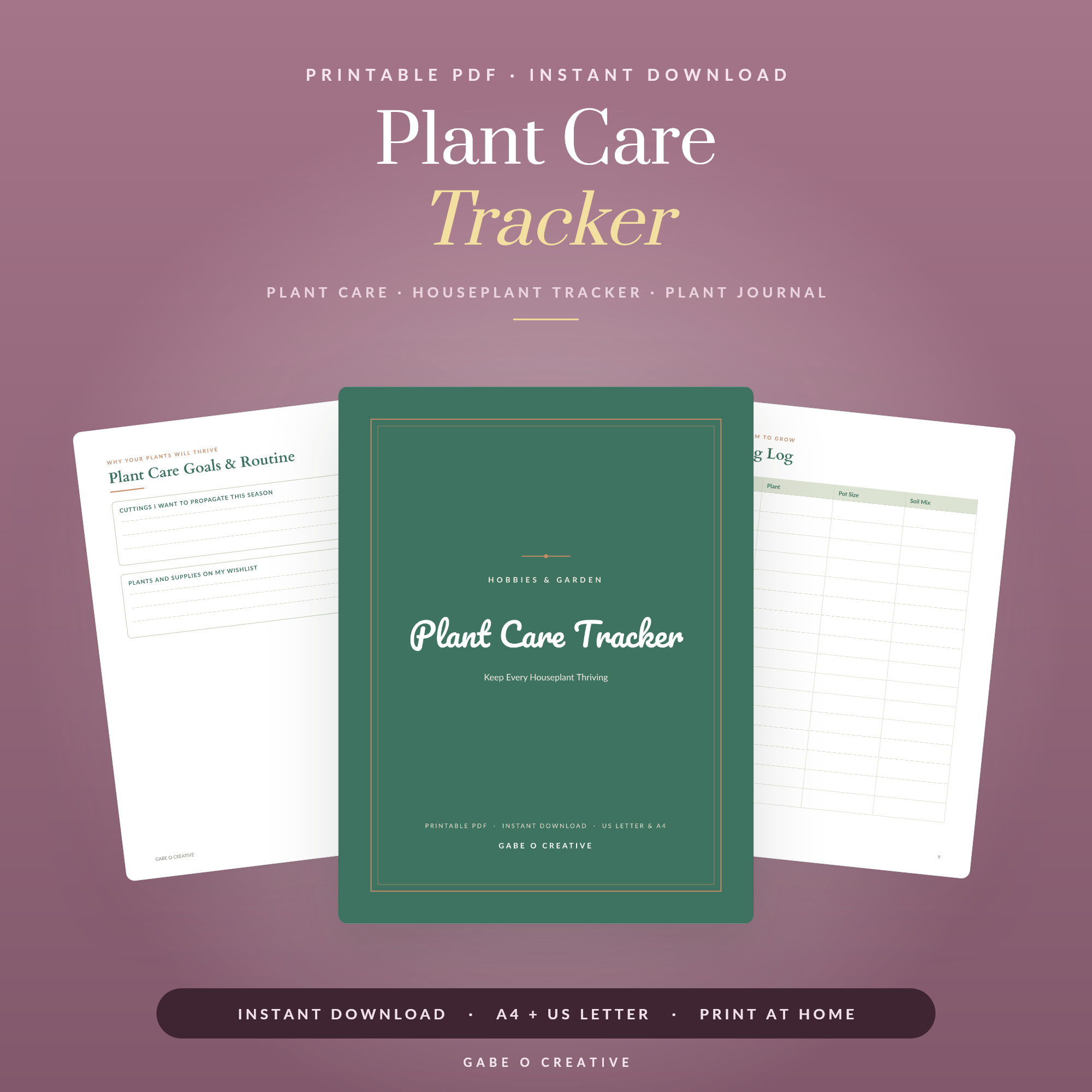 Plant Care Tracker