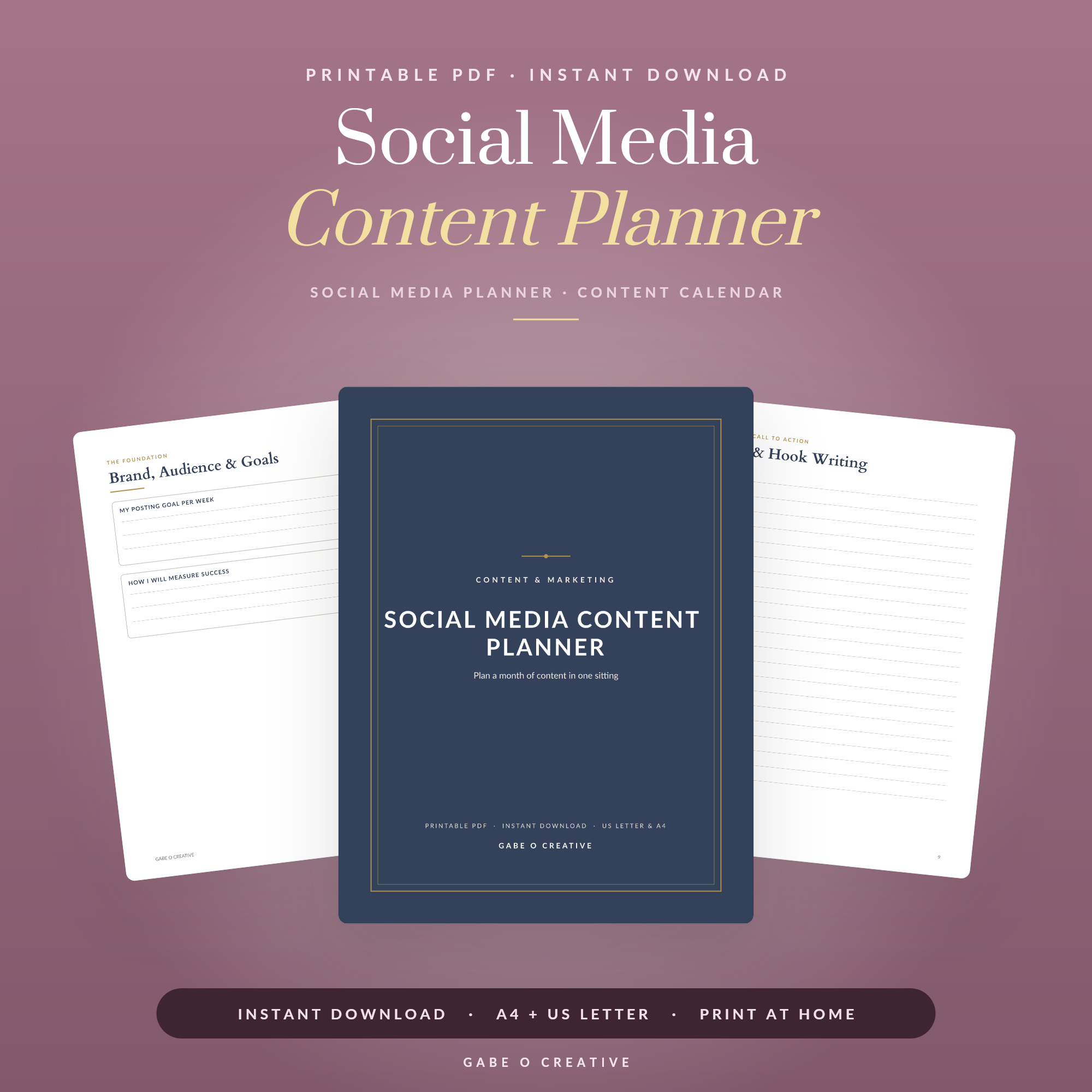 Social Media Content Planner