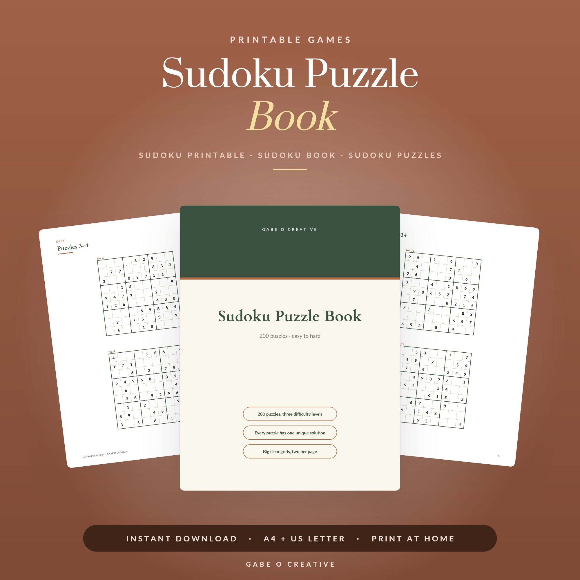 Sudoku Puzzle Book