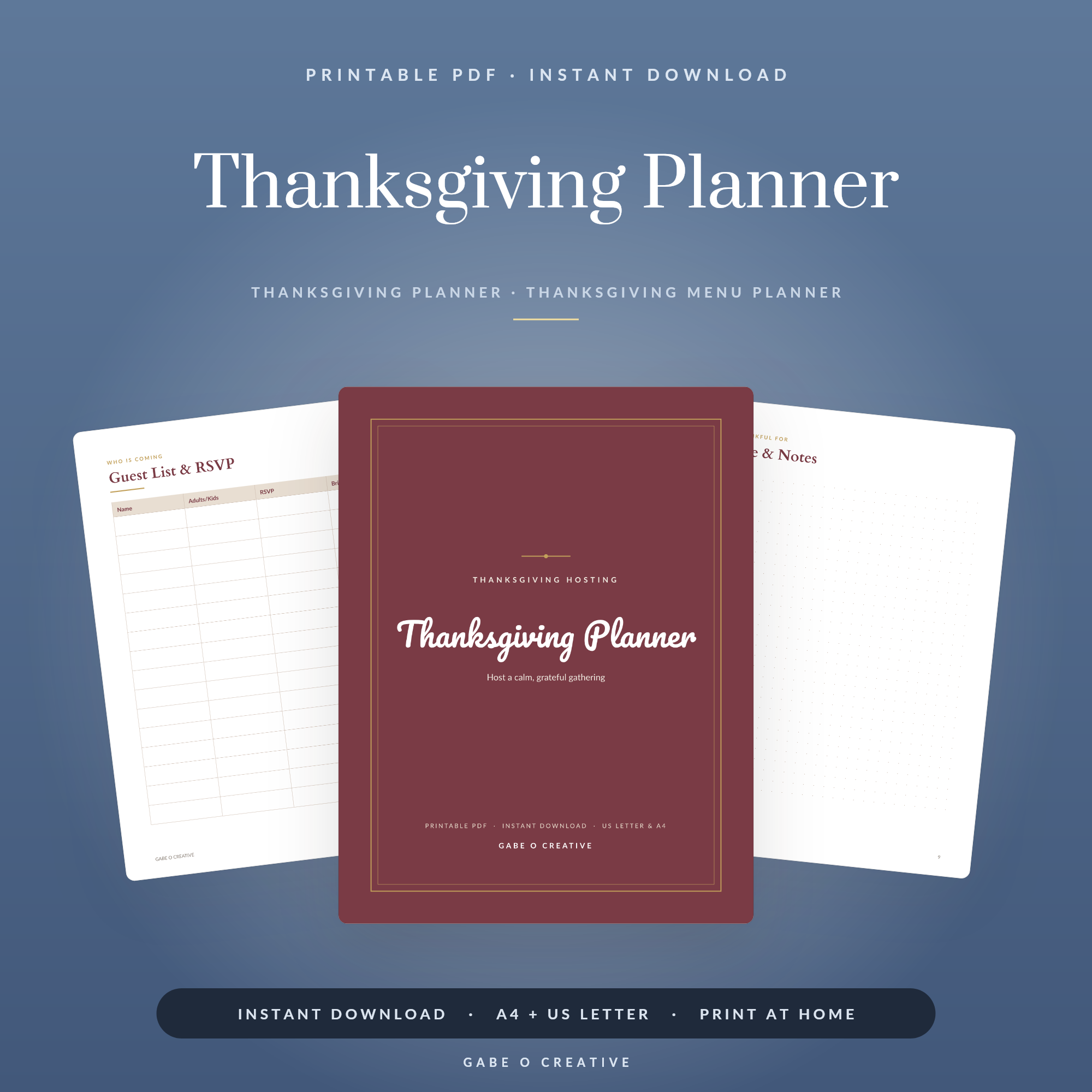 Thanksgiving Planner