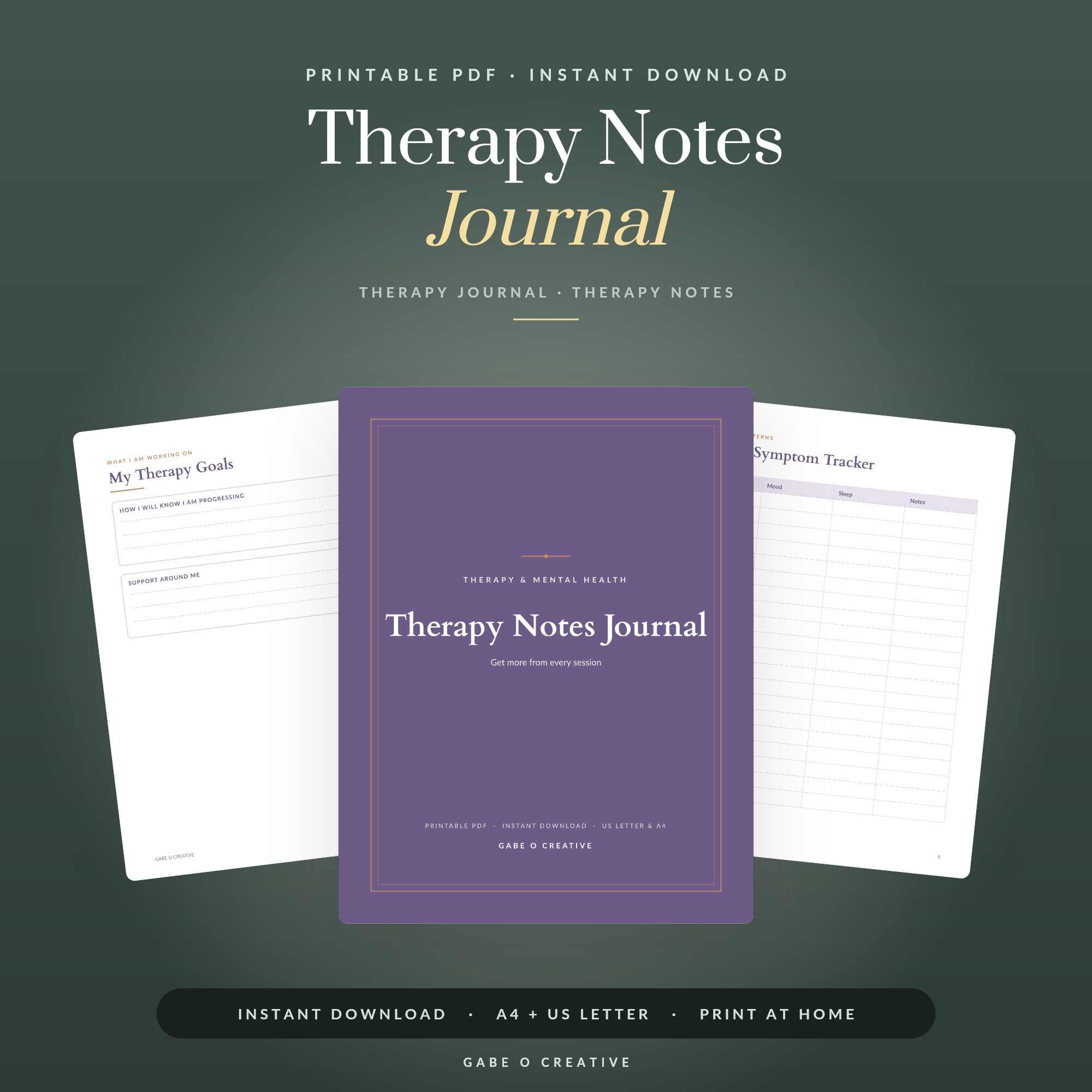 Therapy Notes Journal