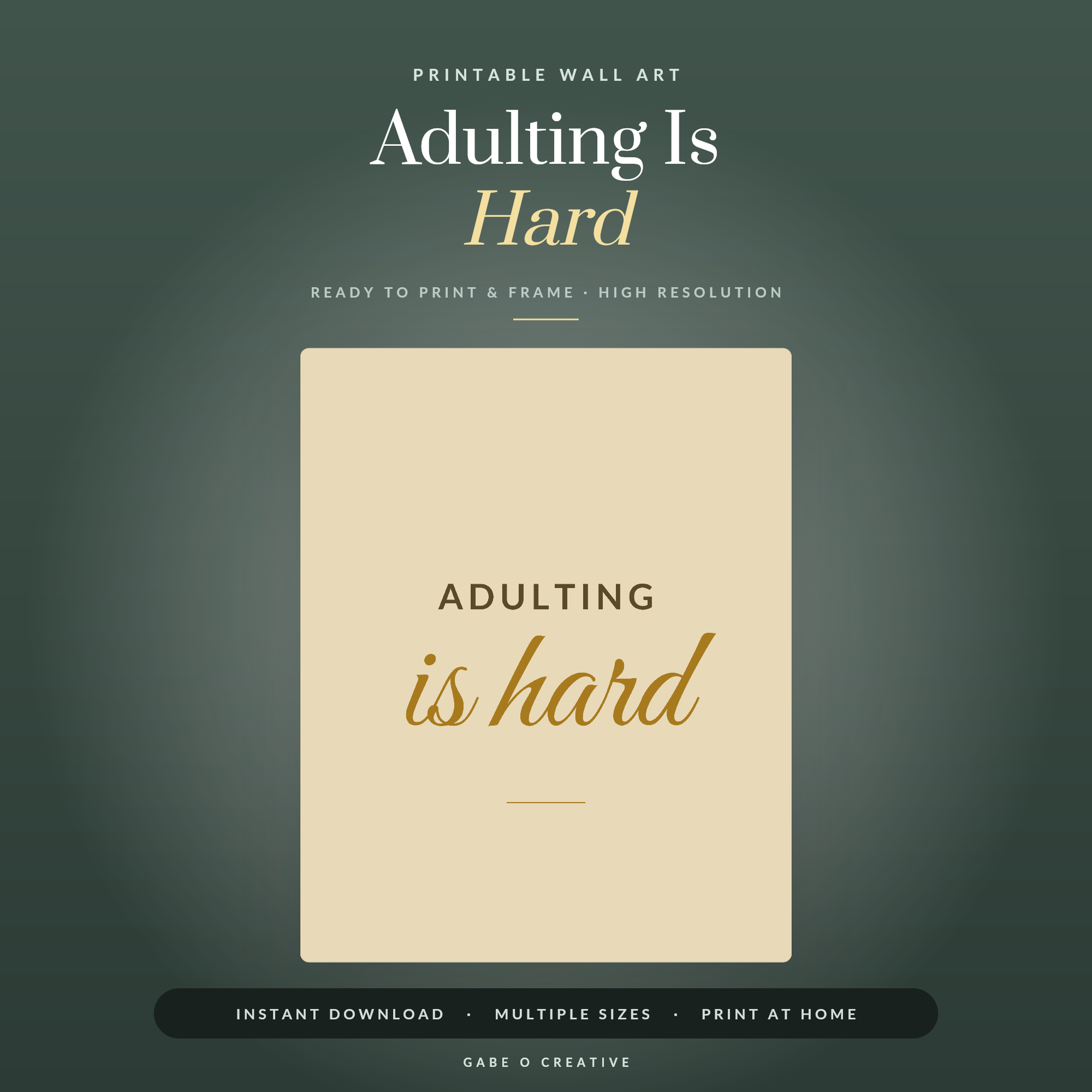 Adulting Is Hard