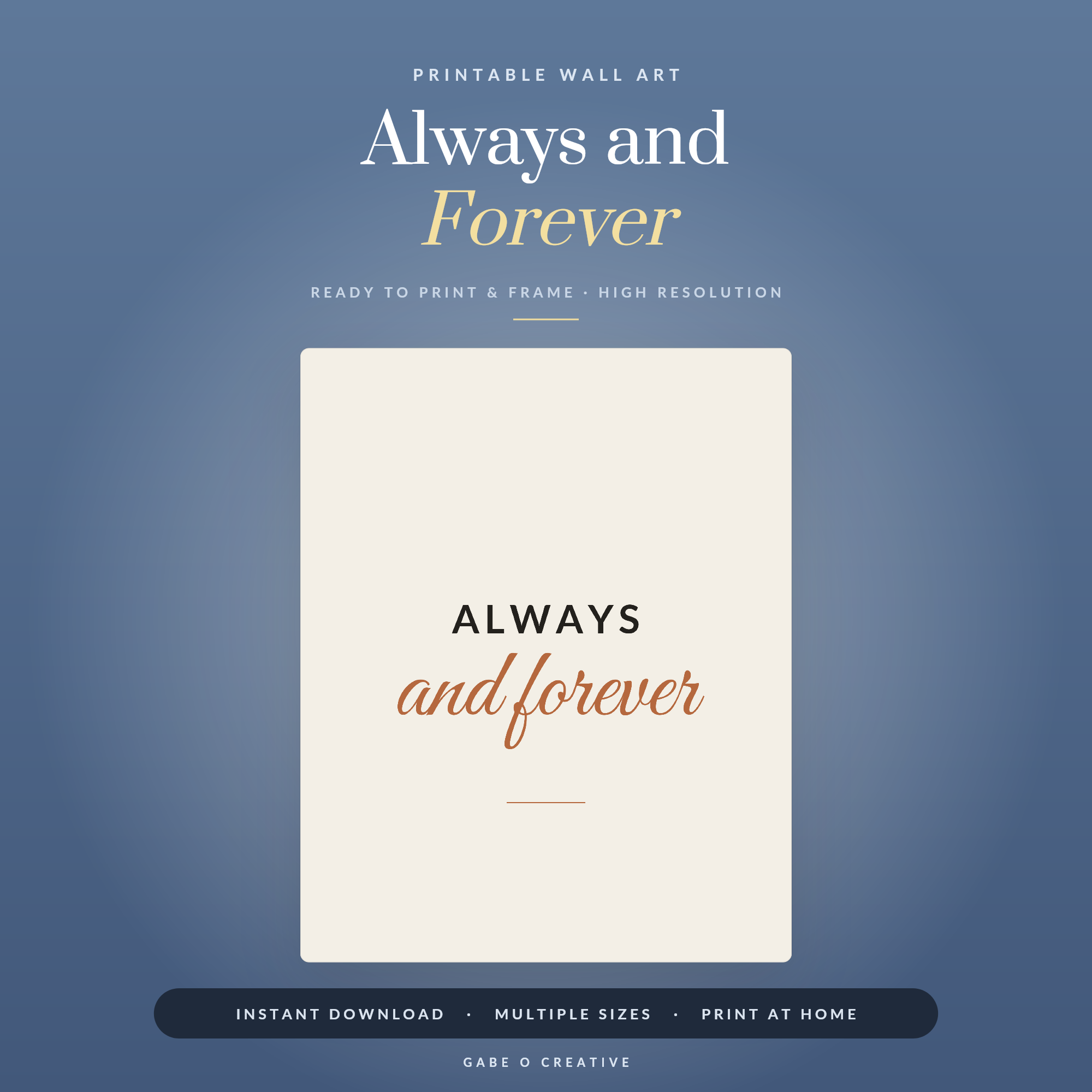 Always and Forever