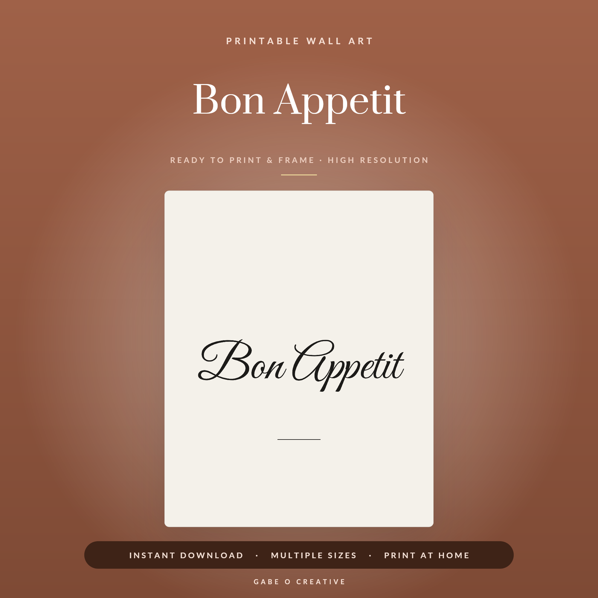 Bon Appetit