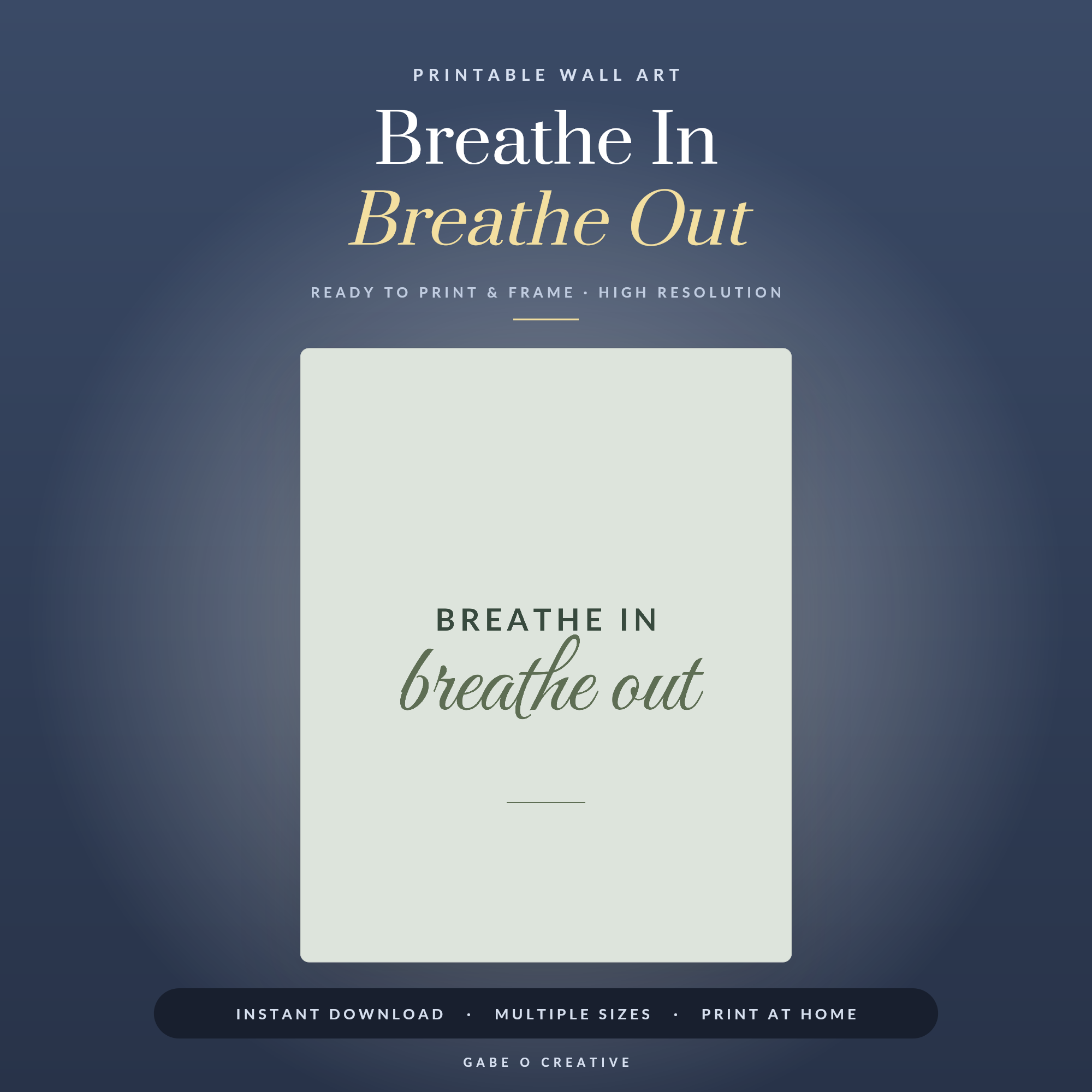 Breathe In Breathe Out