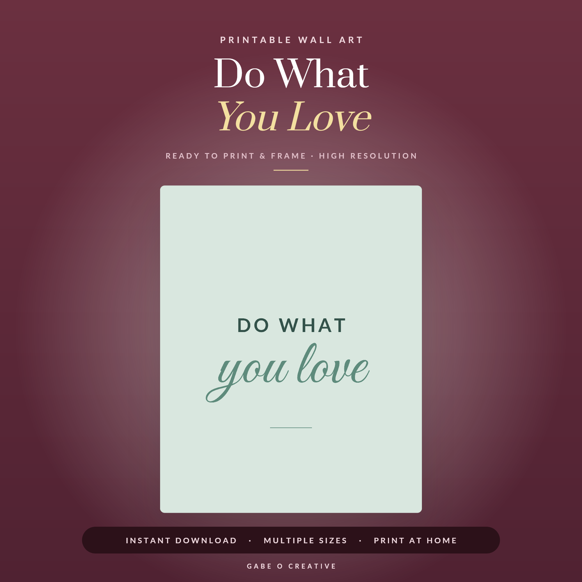 Do What You Love