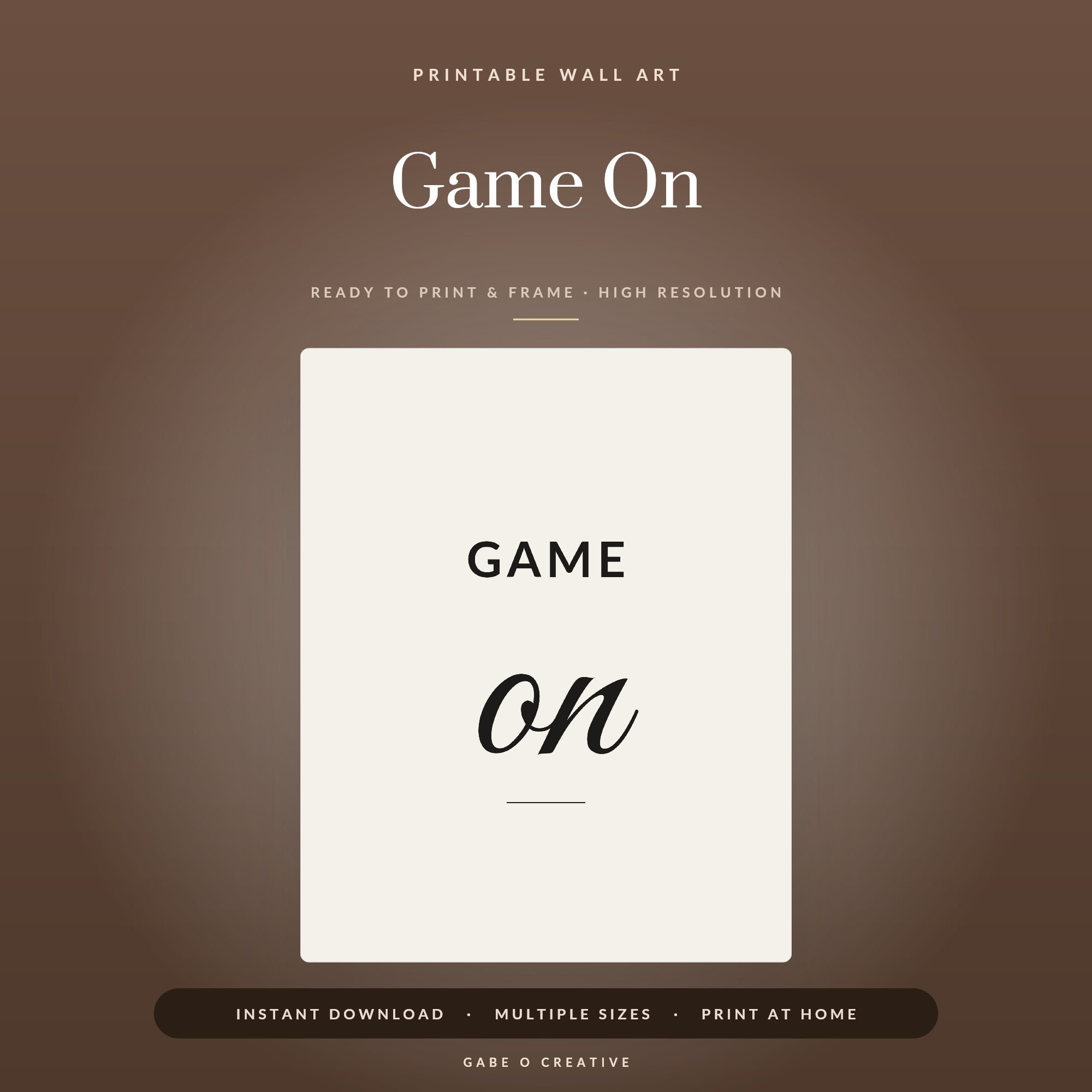 Game On