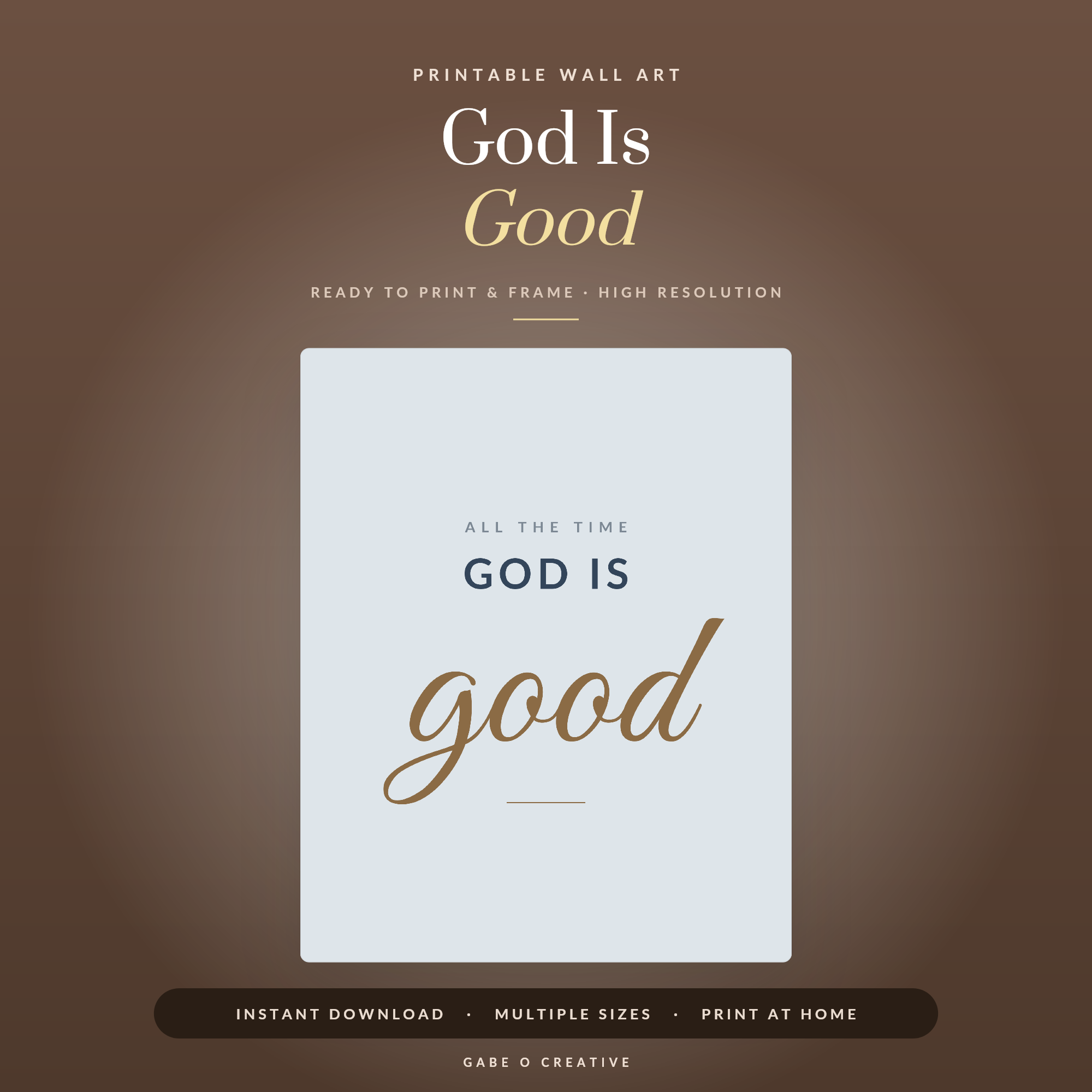 God Is Good