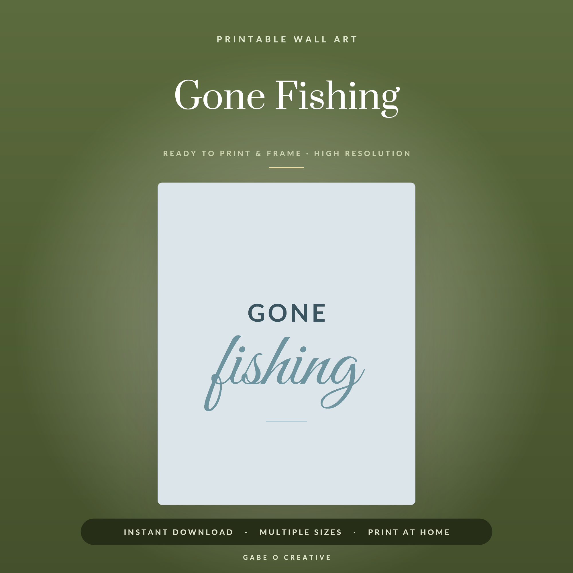 Gone Fishing