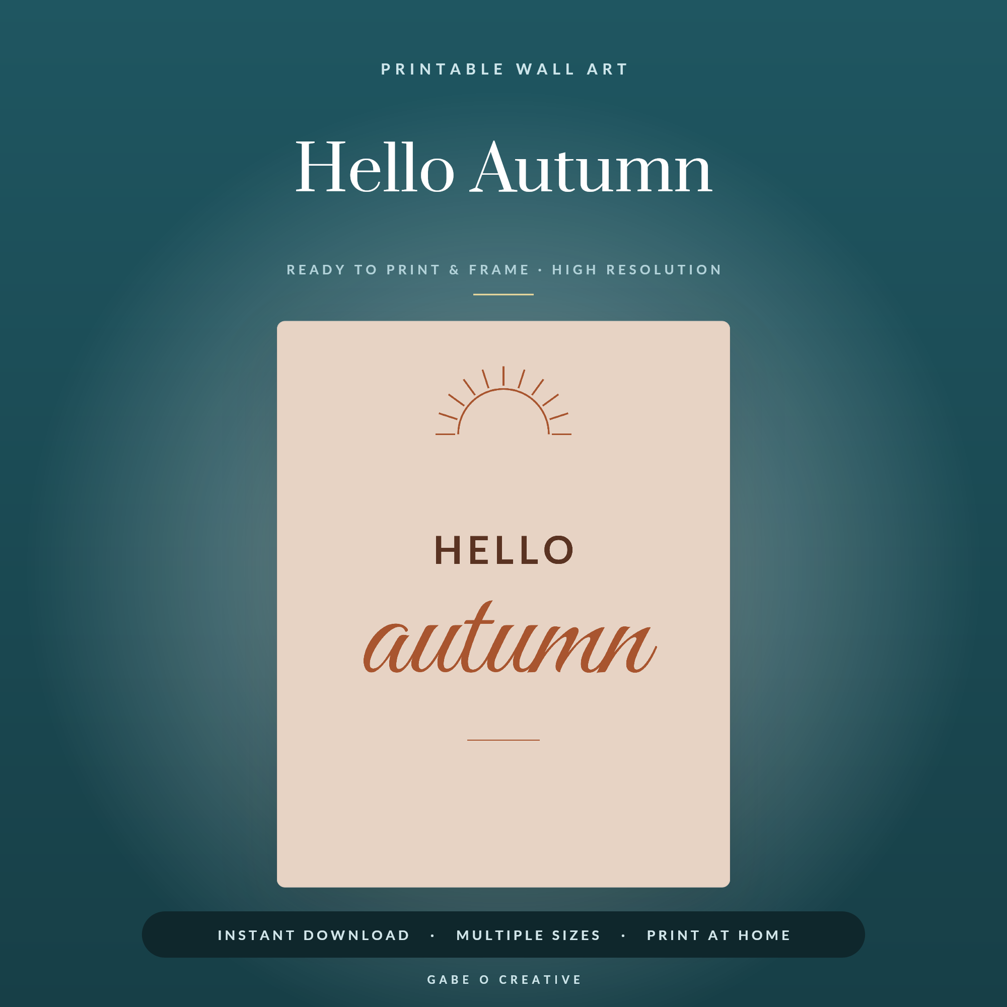 Hello Autumn