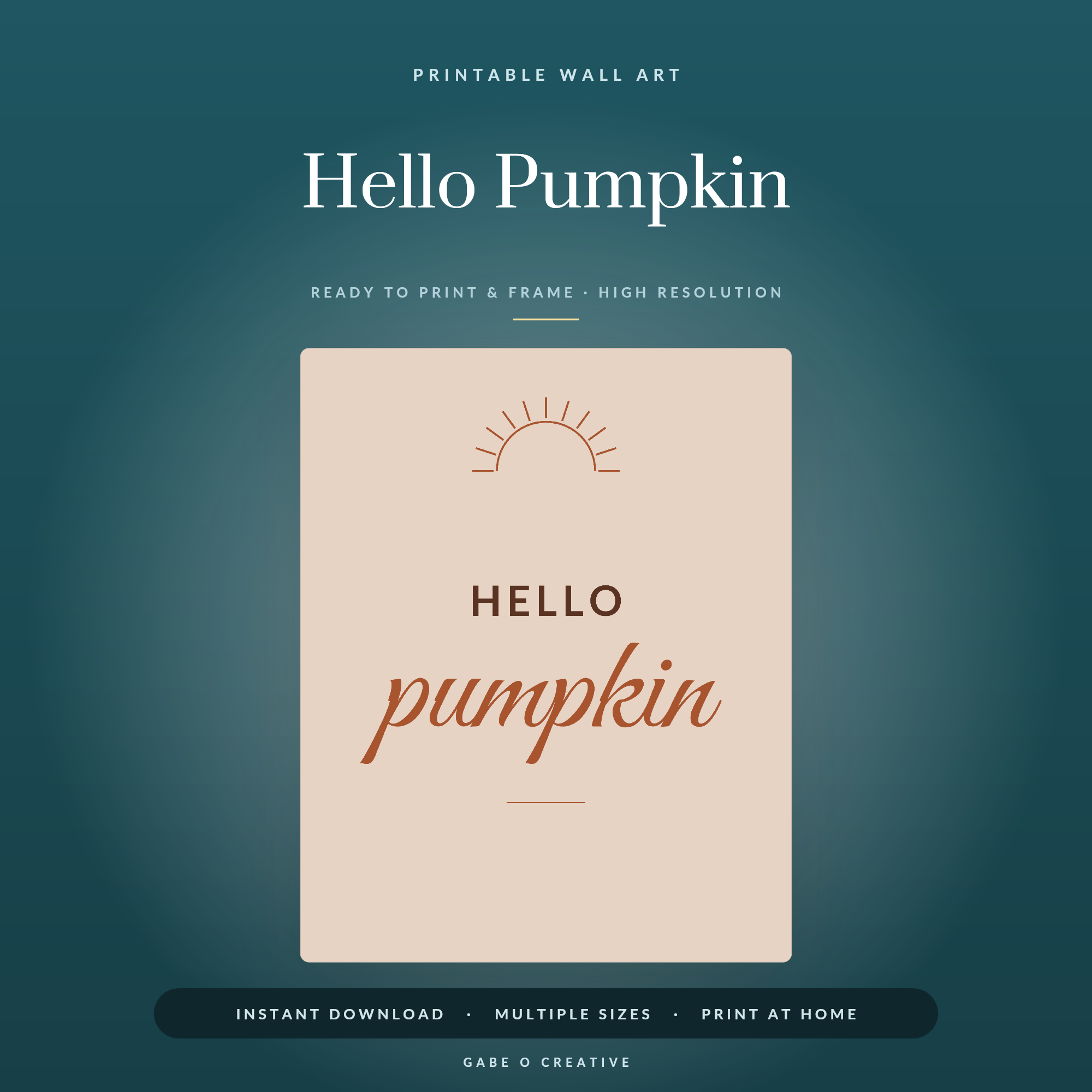 Hello Pumpkin