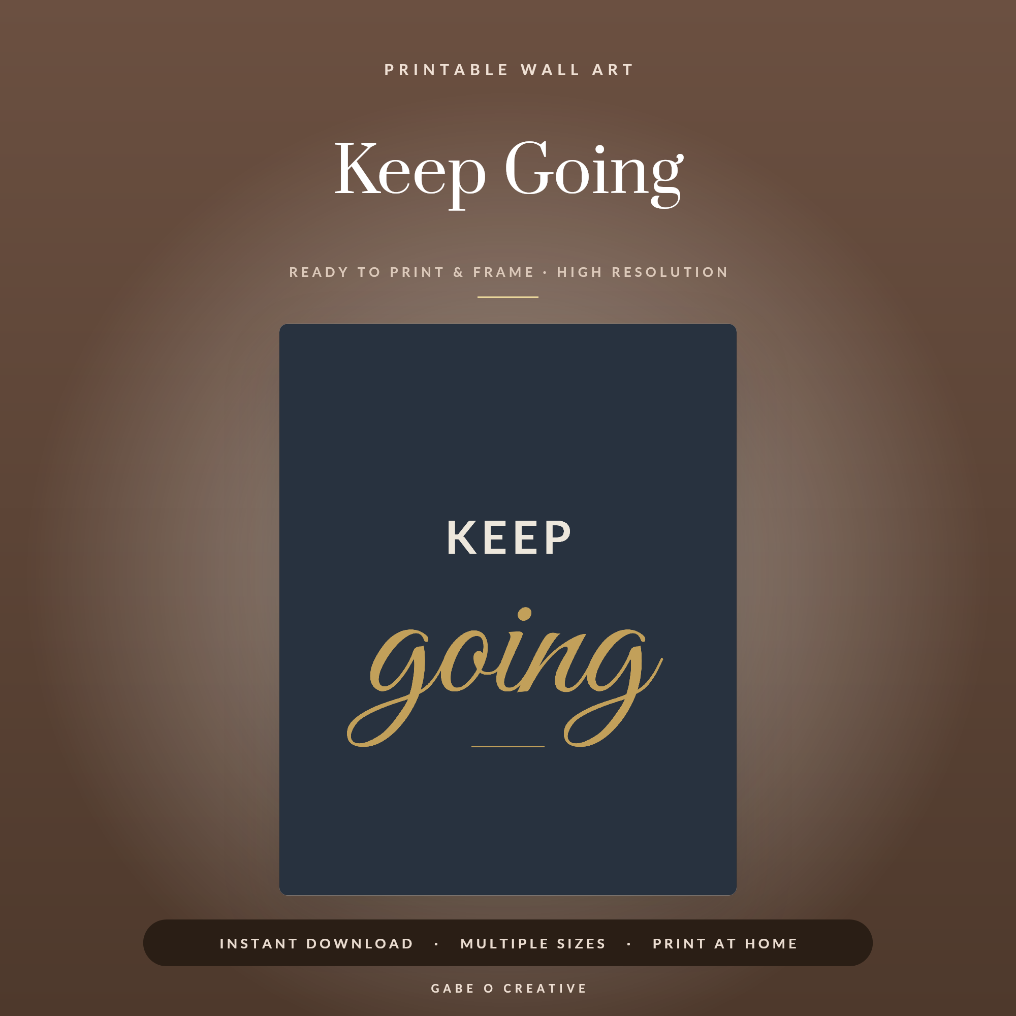 Keep Going