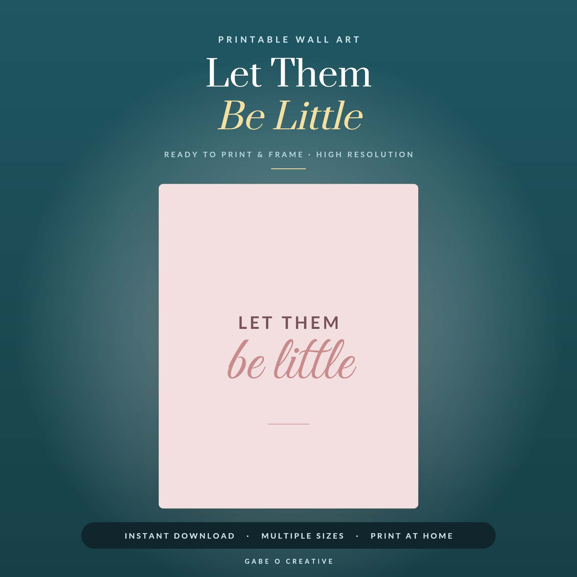 Let Them Be Little