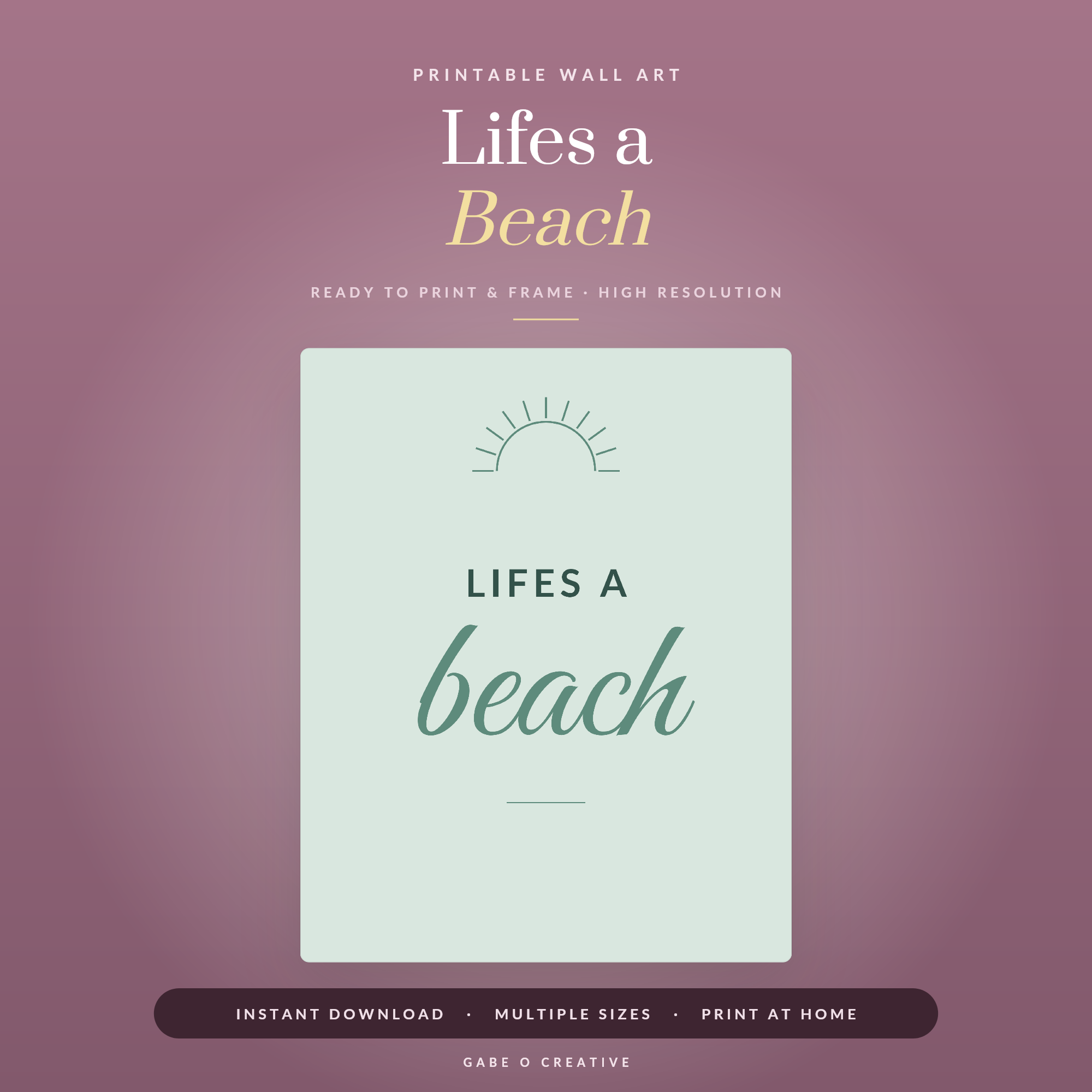 Lifes a Beach