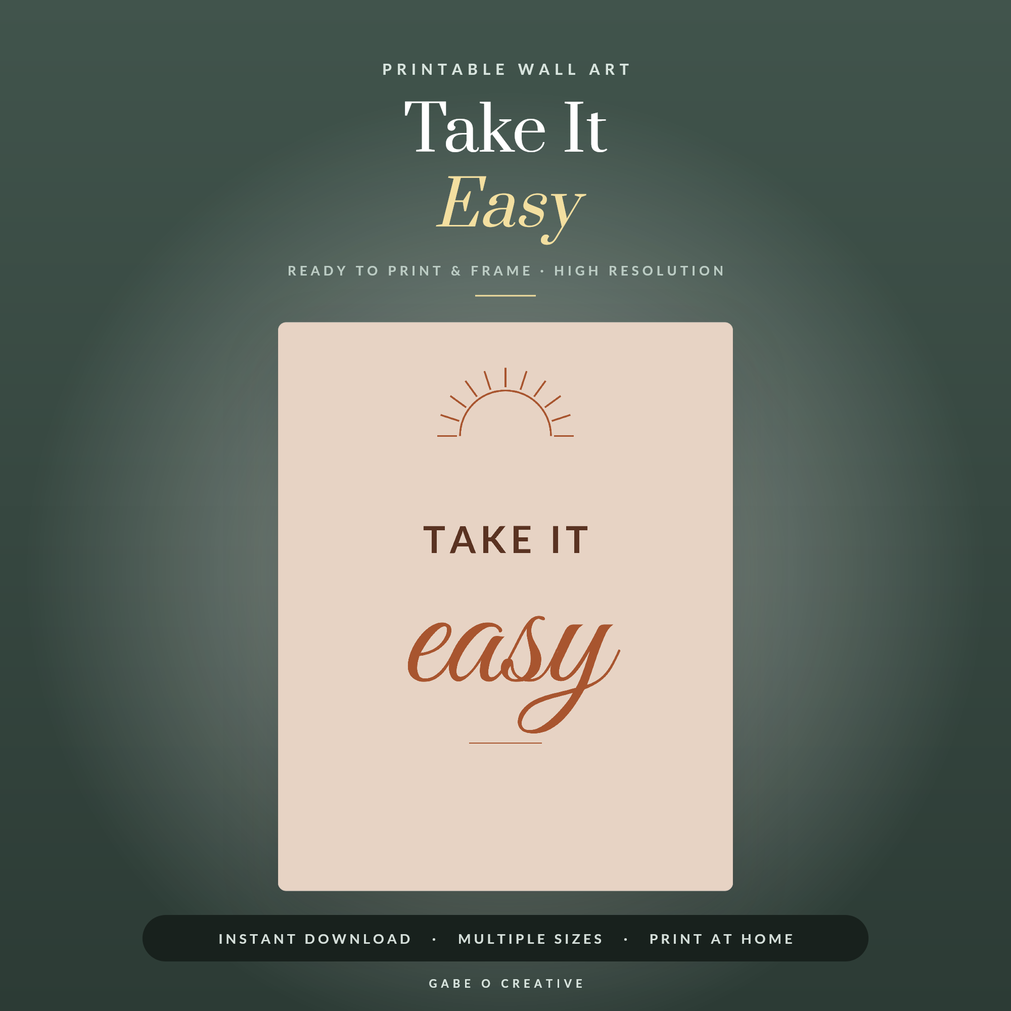Take It Easy