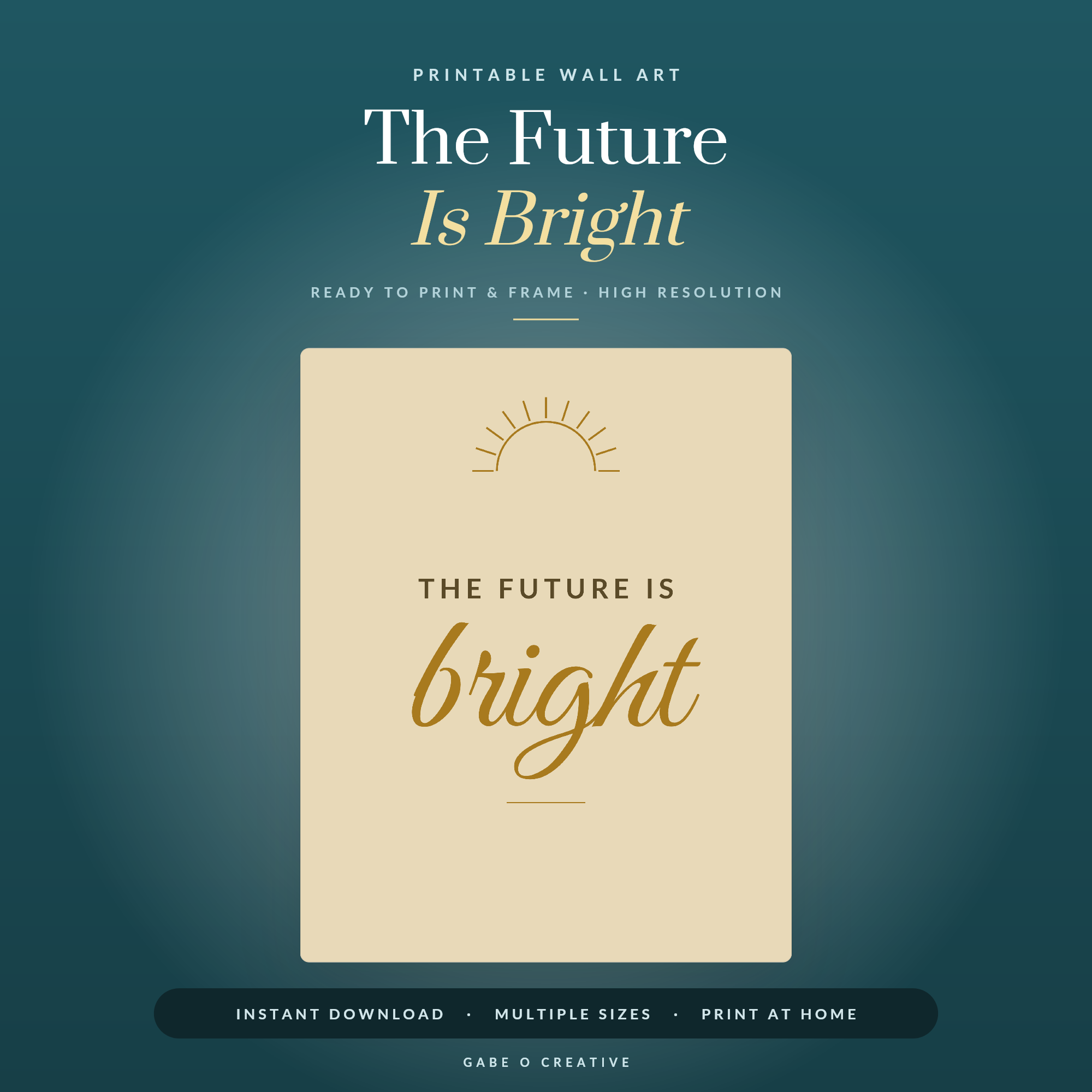 The Future Is Bright