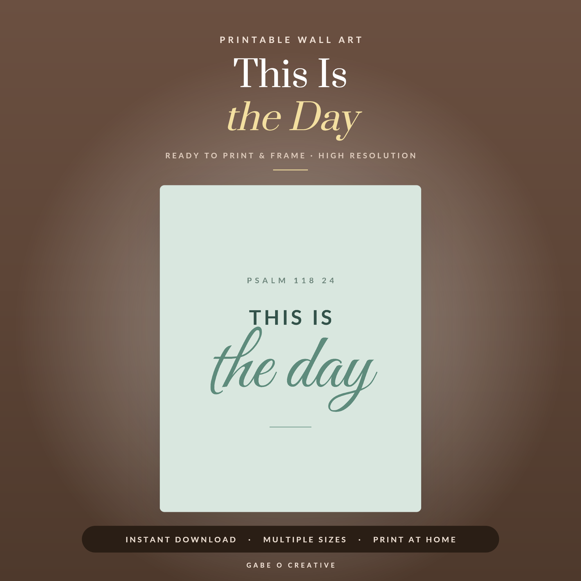 This Is the Day