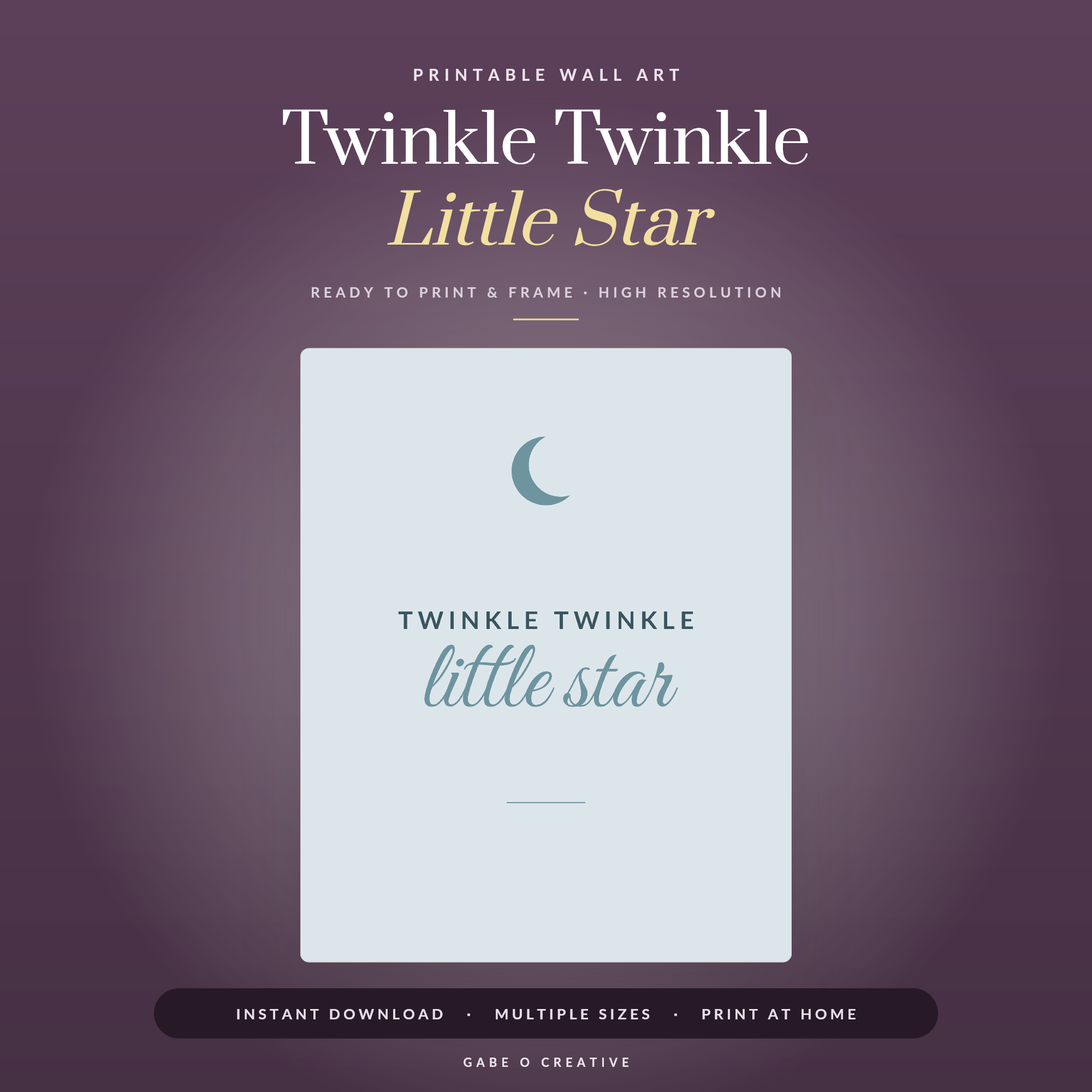Twinkle Twinkle Little Star