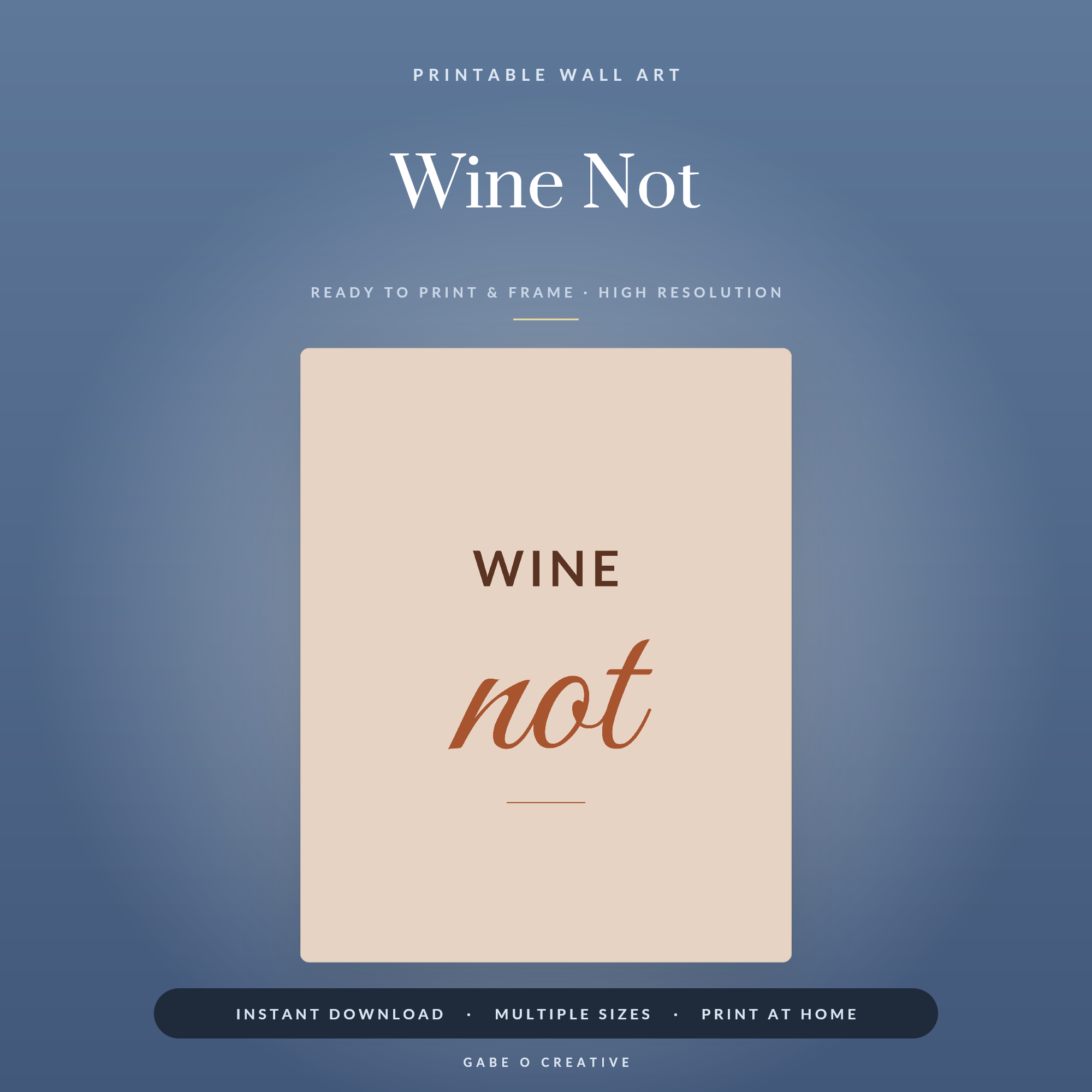 Wine Not