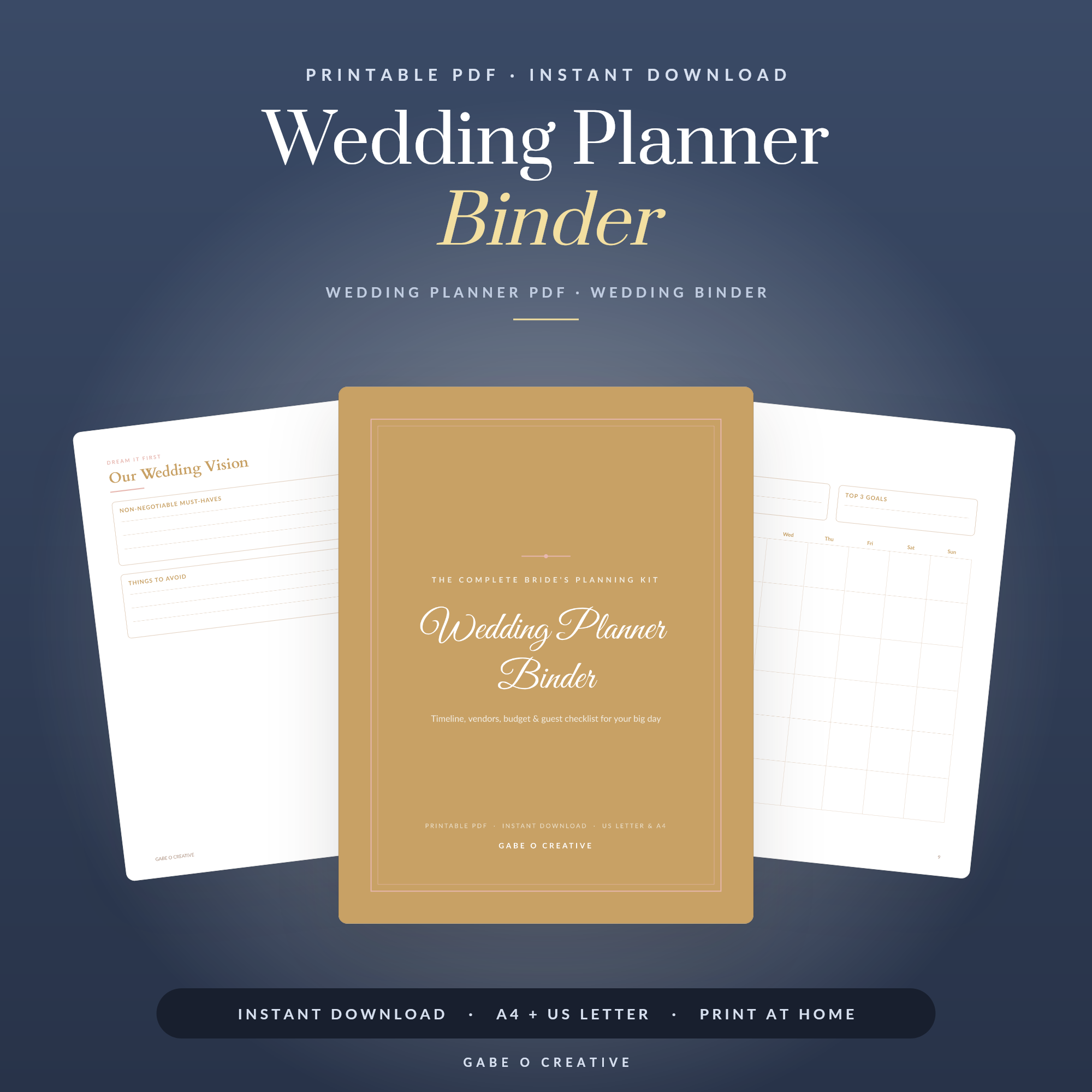 Wedding Planner Binder